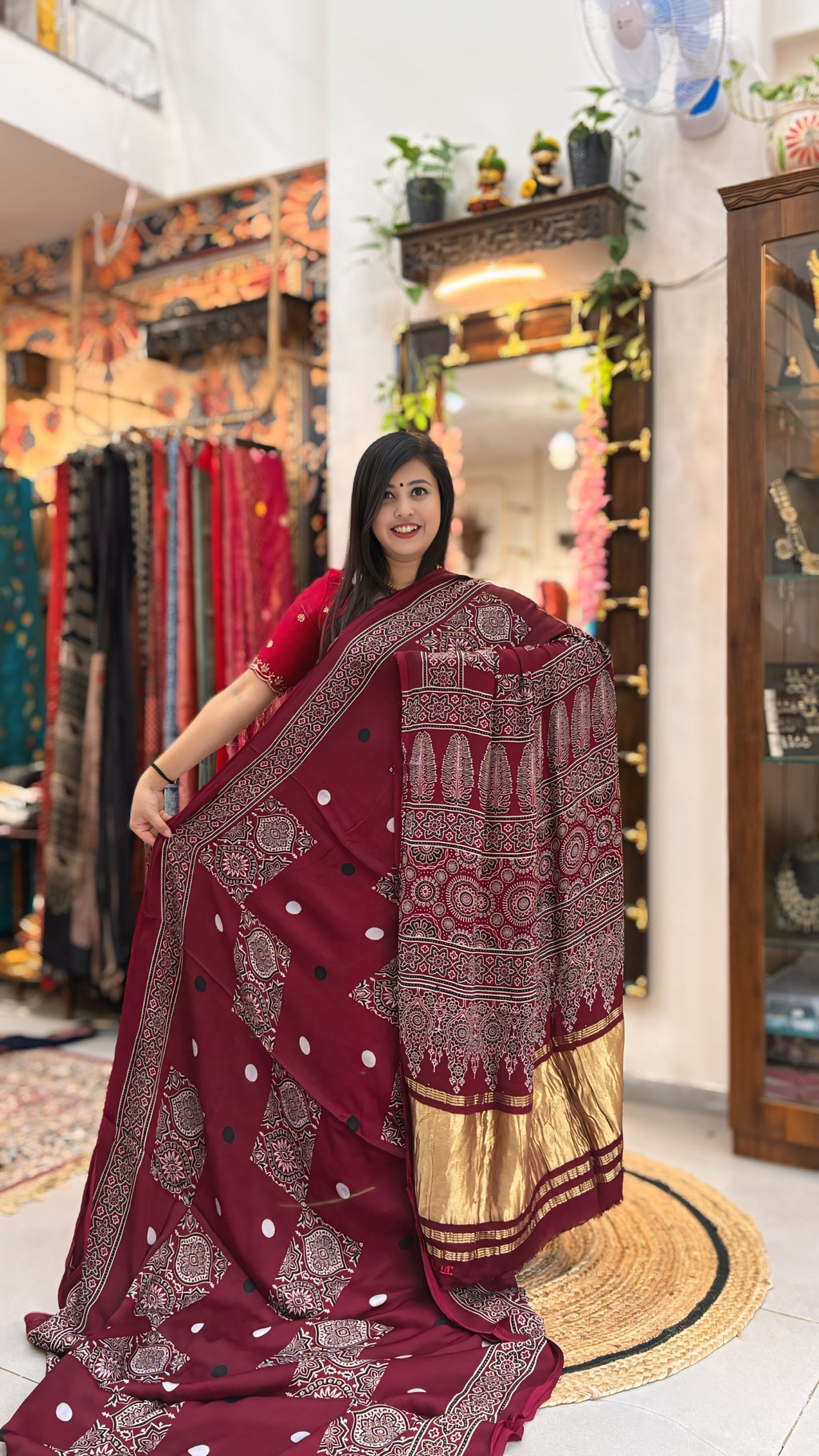 Kanika
 – Ajrakh Saree