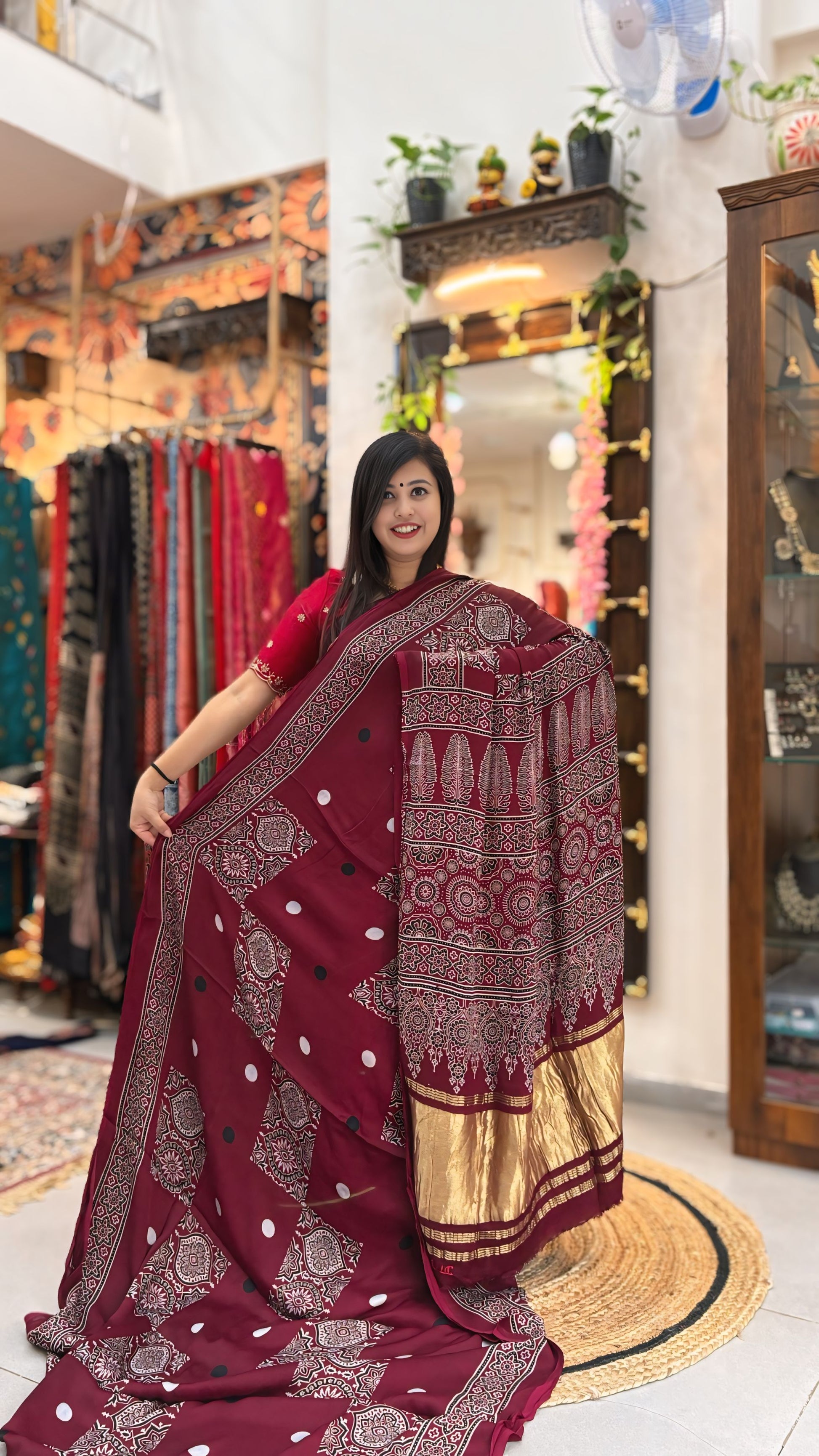 Kanika
 – Ajrakh Saree