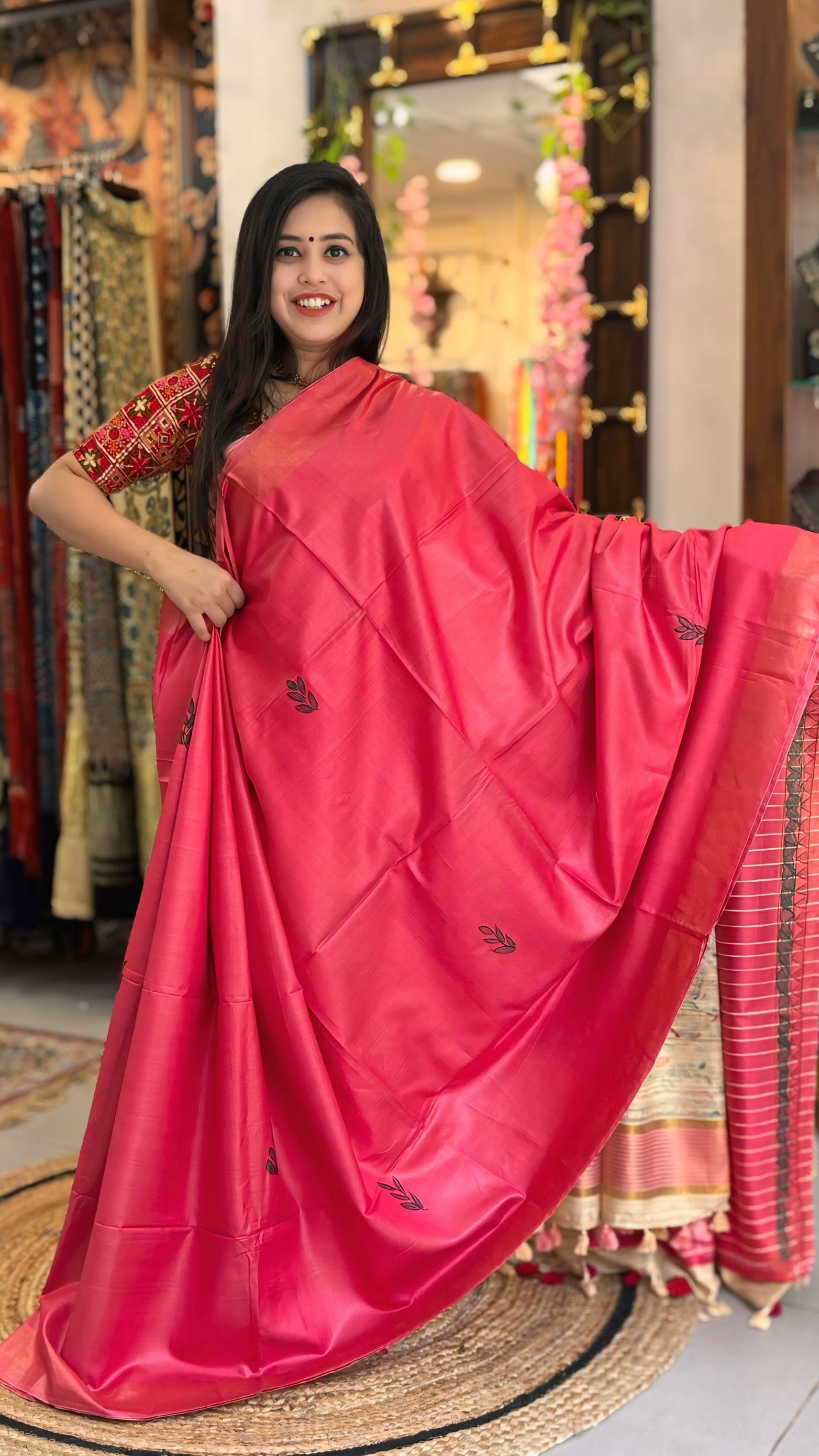 Rekha - Madhubani Silk Saree