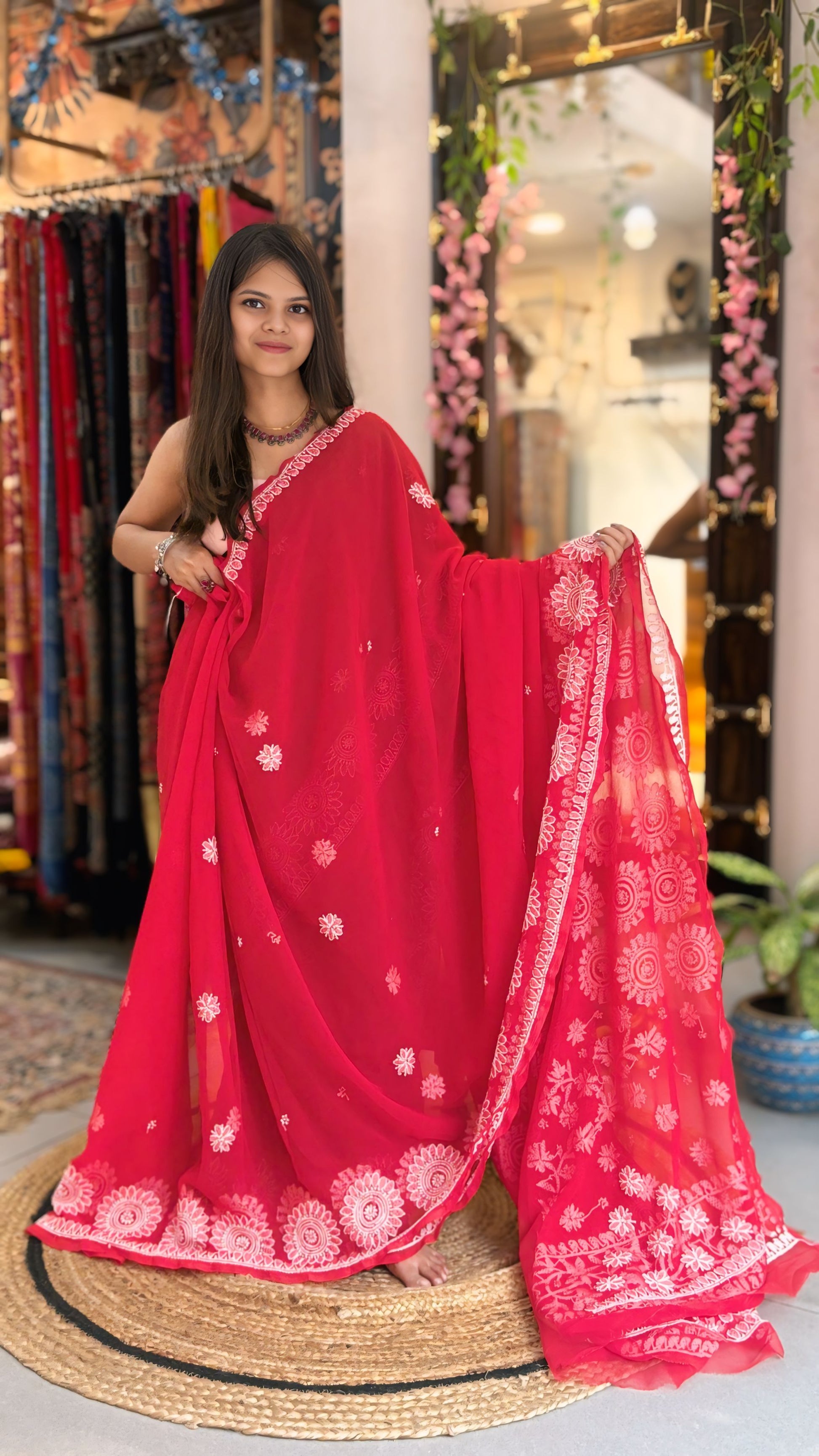 Ameera - Chikankari Saree