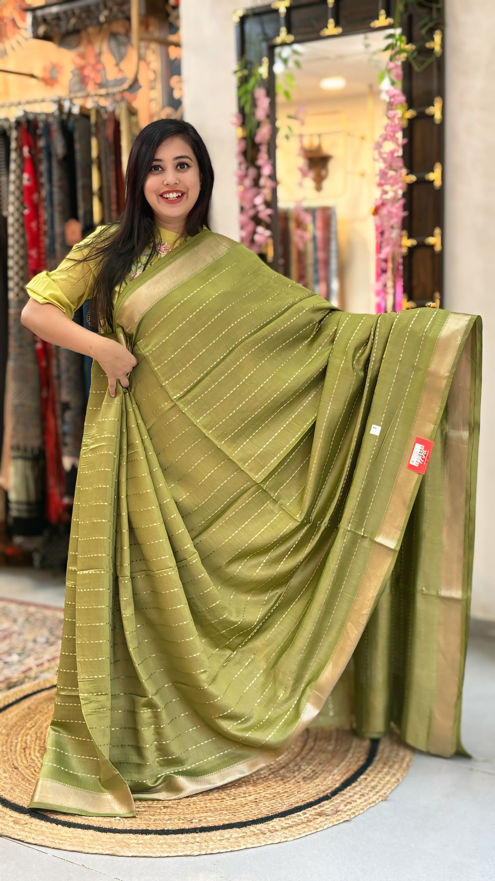 Anuradha - Maheshwari Banarasi Saree