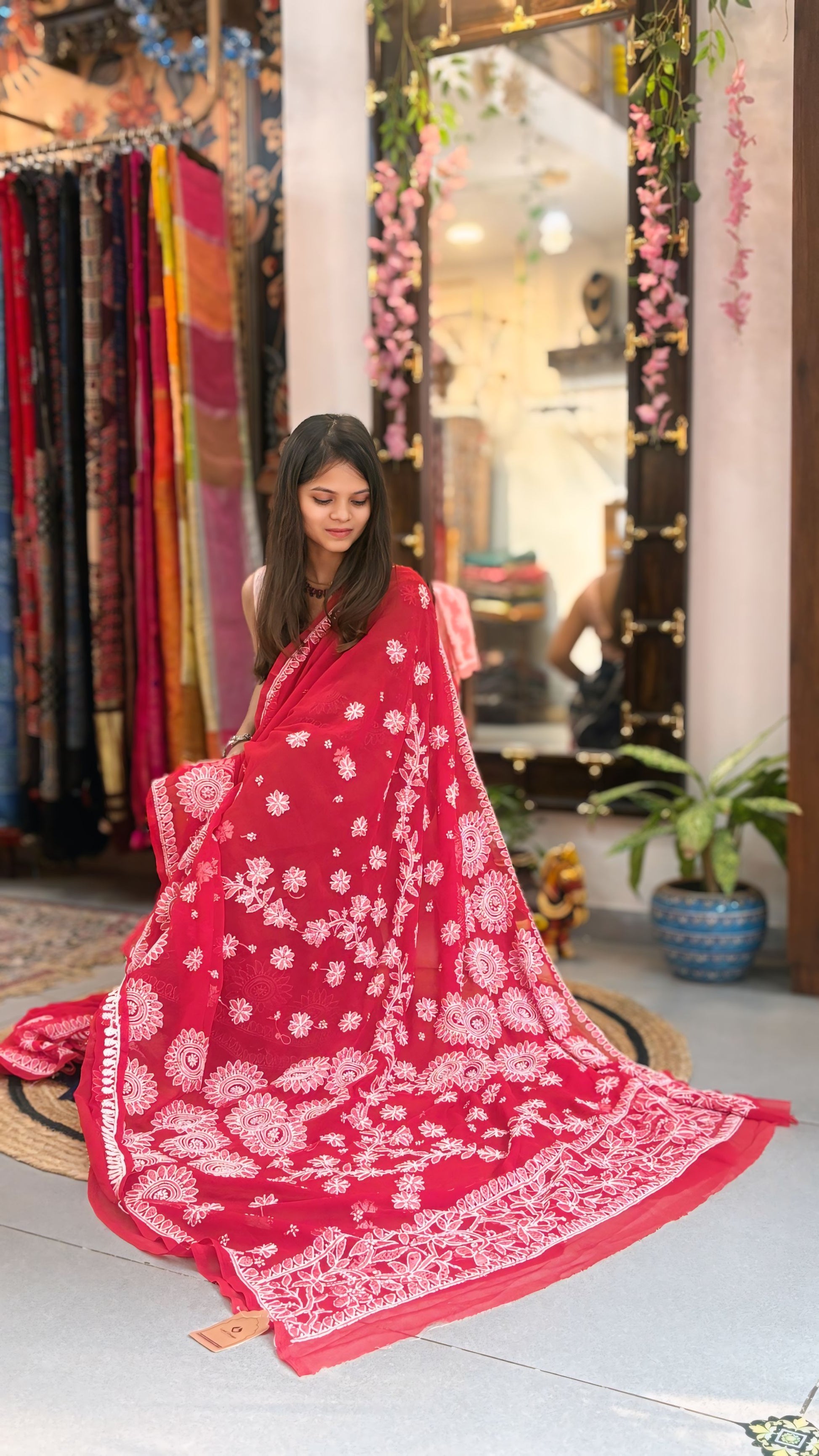 Ameera - Chikankari Saree