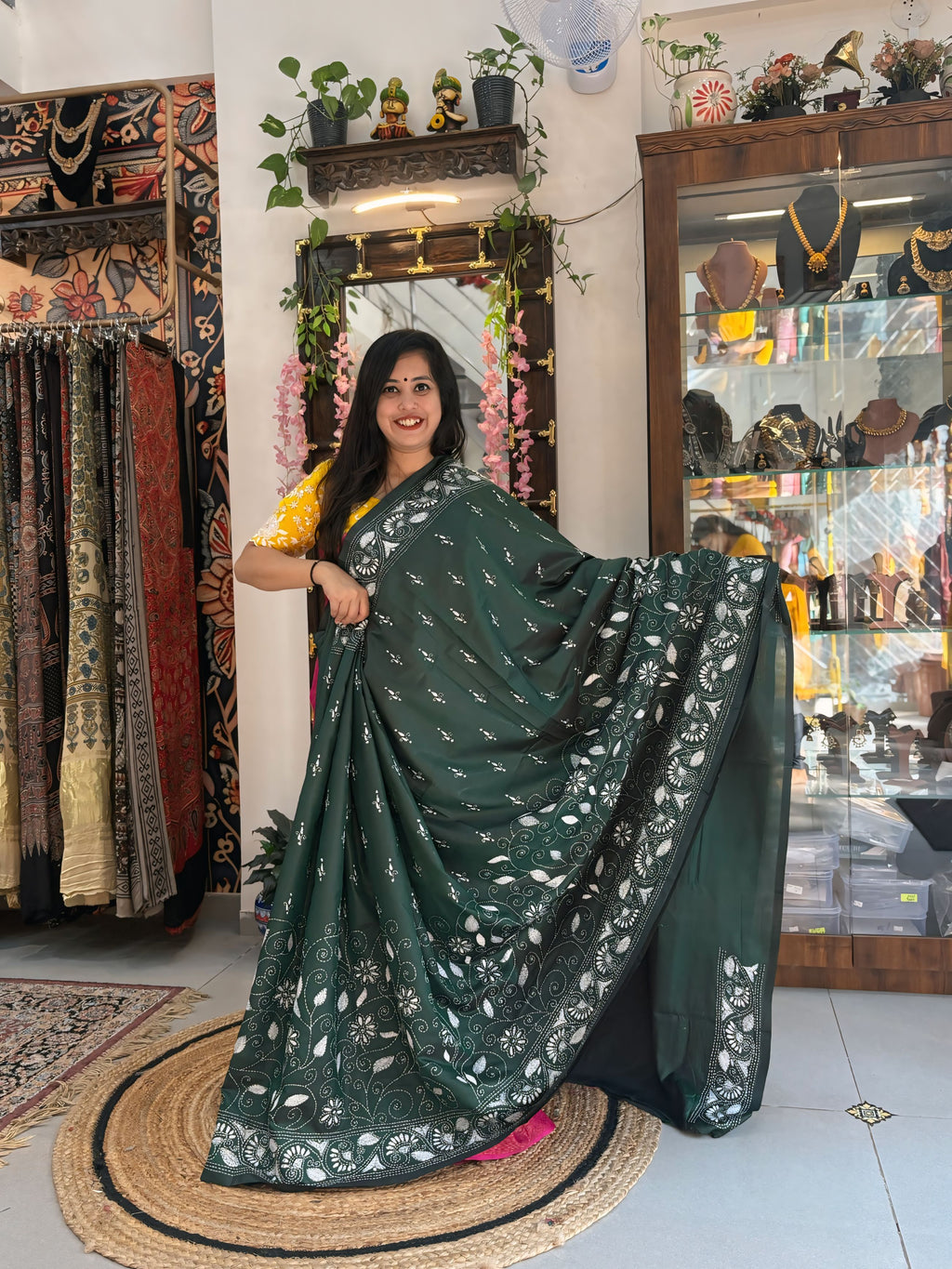 Mohini - Katha Dupian Silk Saree