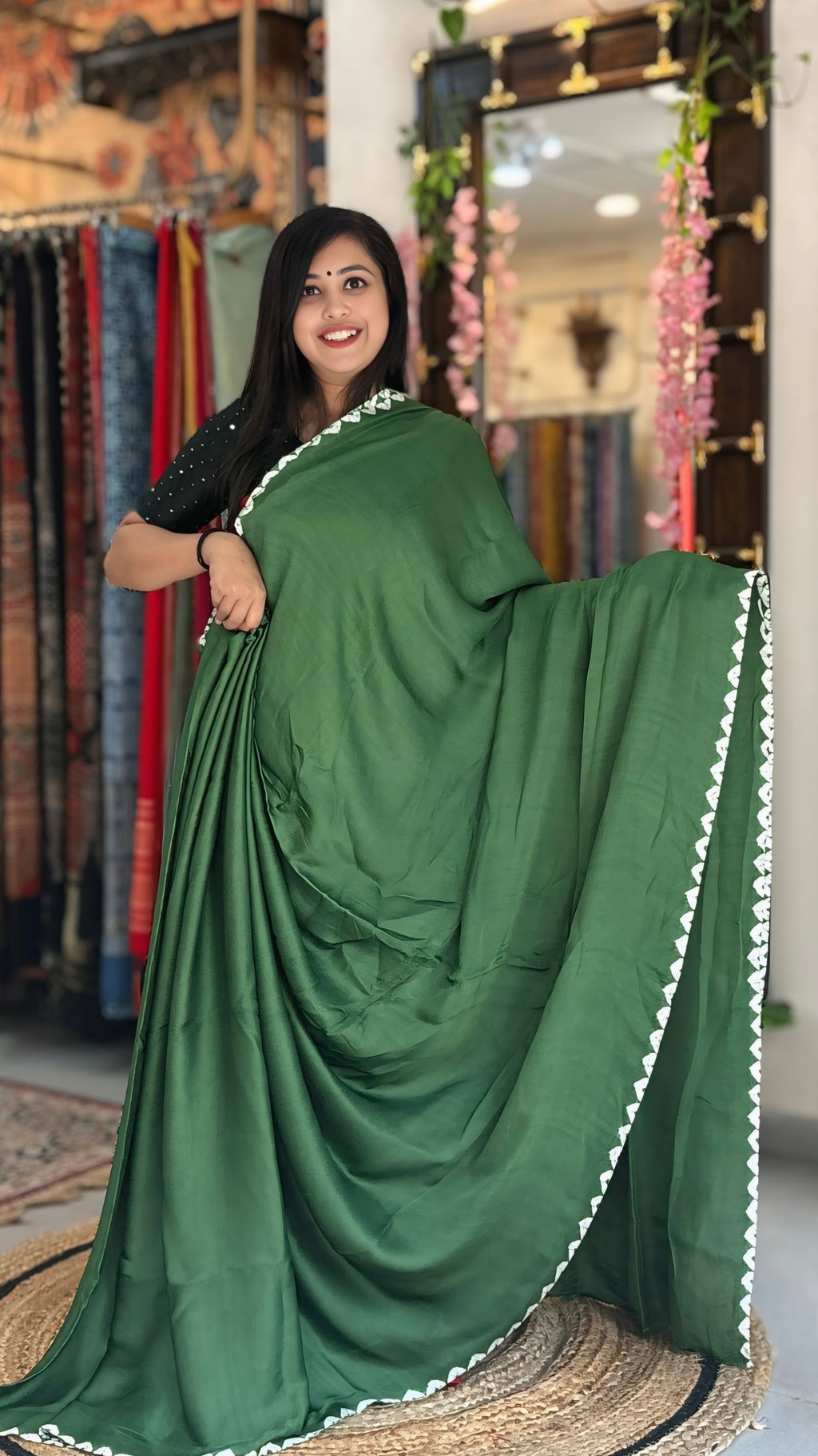 Green Aura Drape
