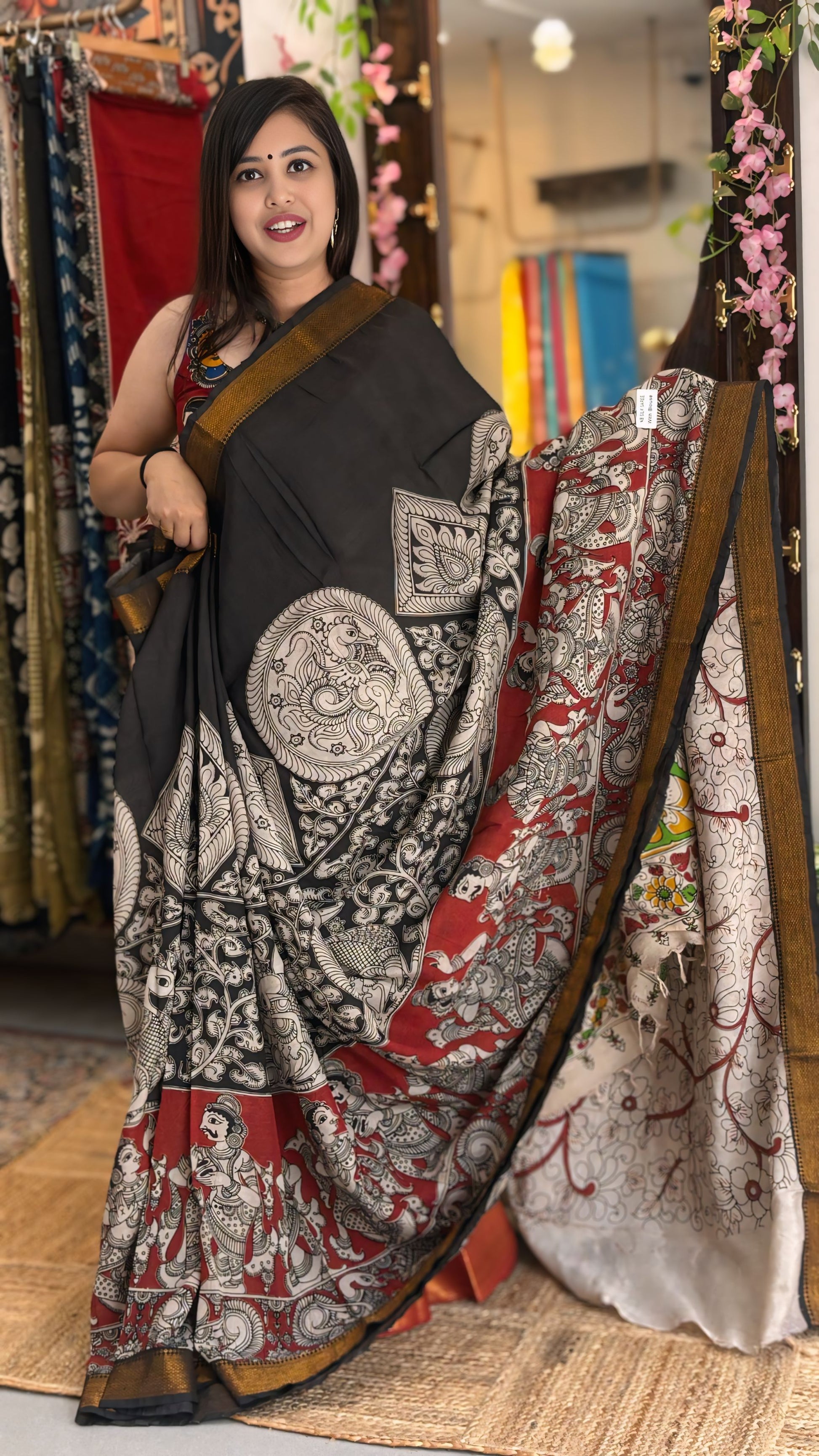 Shloka - Kalamkari Nizam Border