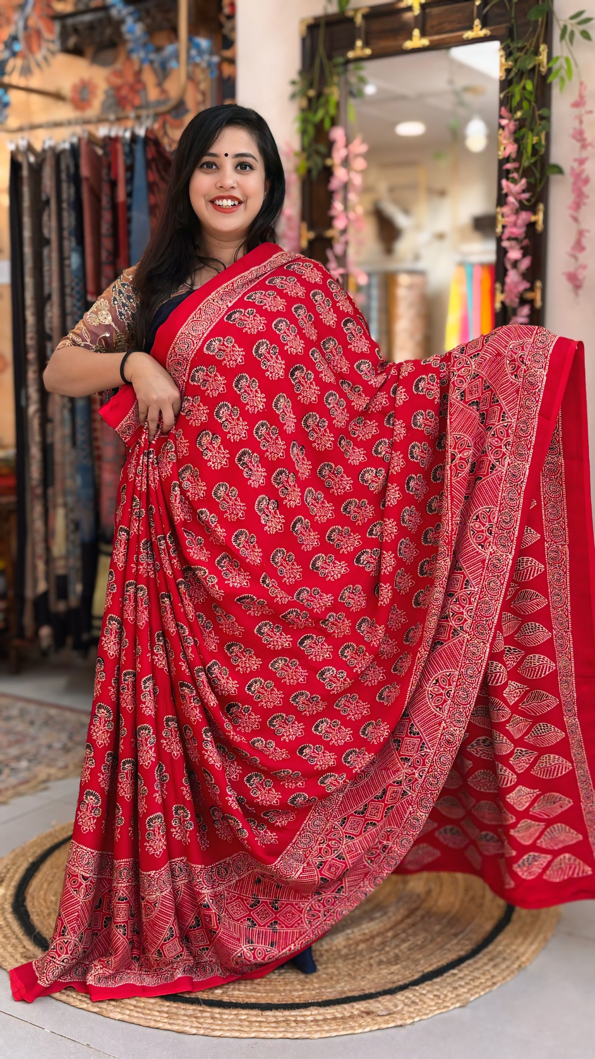 Riwa - Pure Ajrak Modal Silk