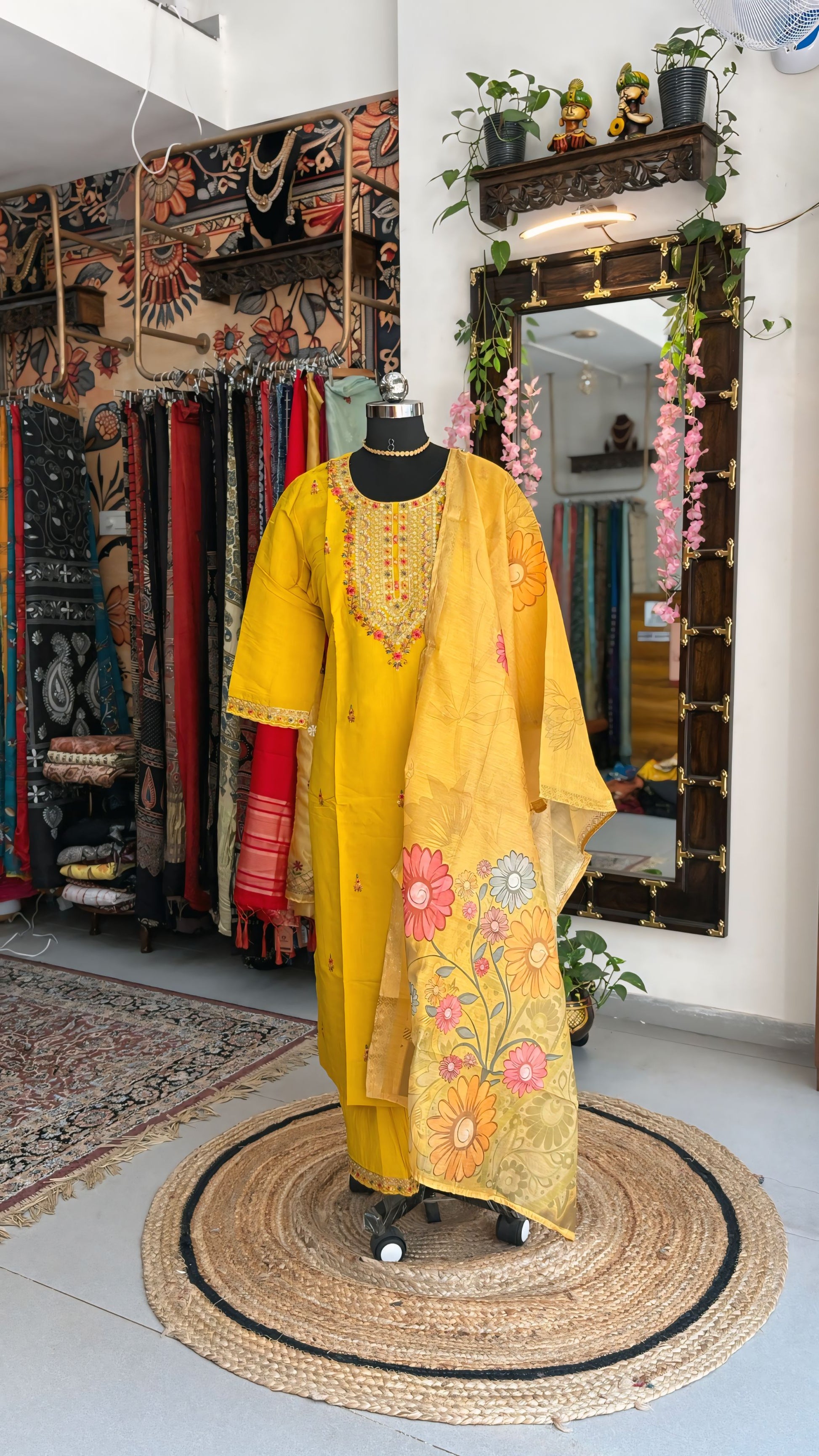 Mustard Meadow Kurti