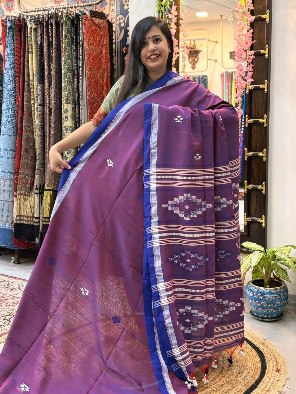 Kamalini
- Bhujori Khadi Cotton Saree