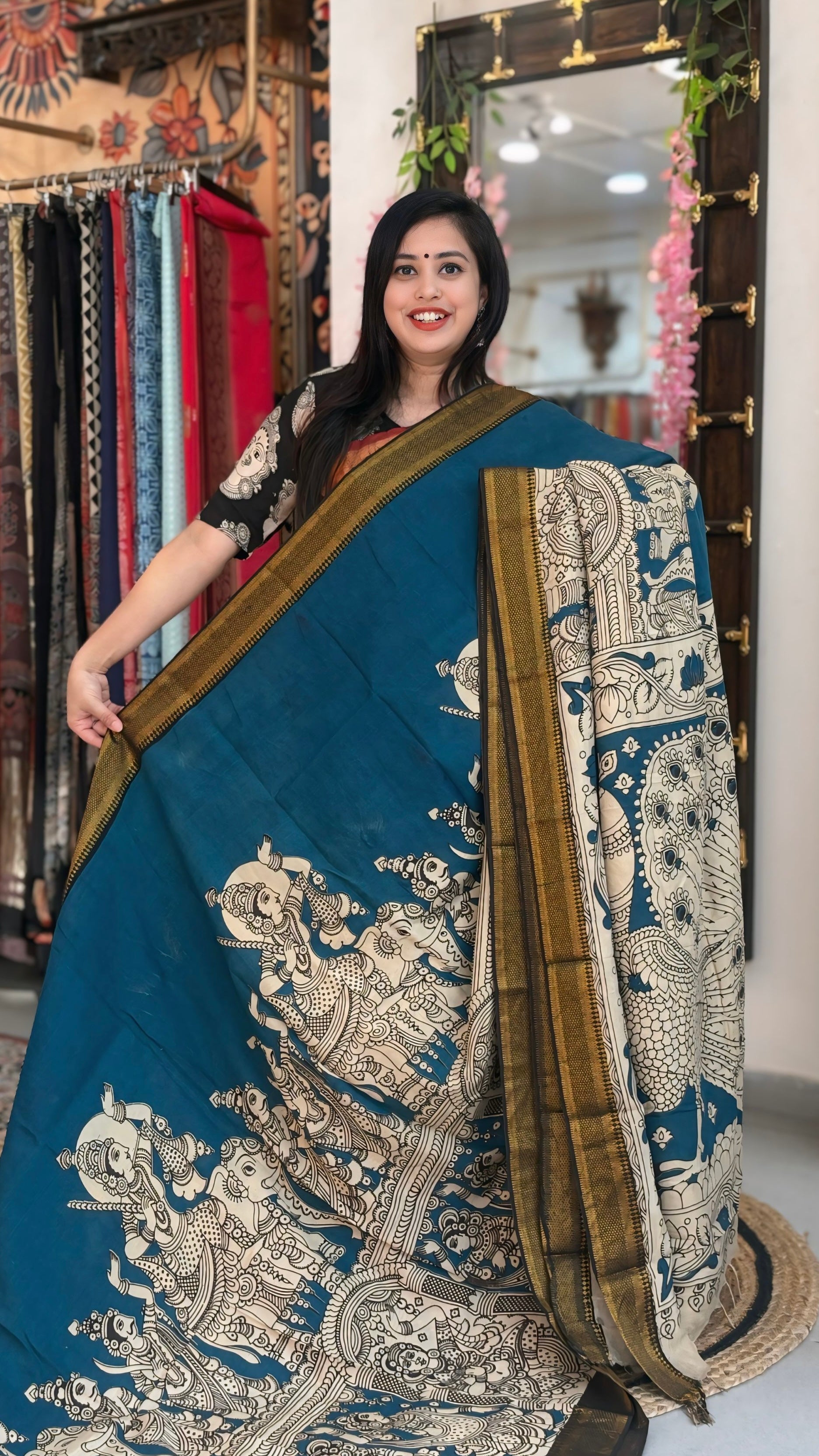 Srujana
- Kalamkari Nizam Border