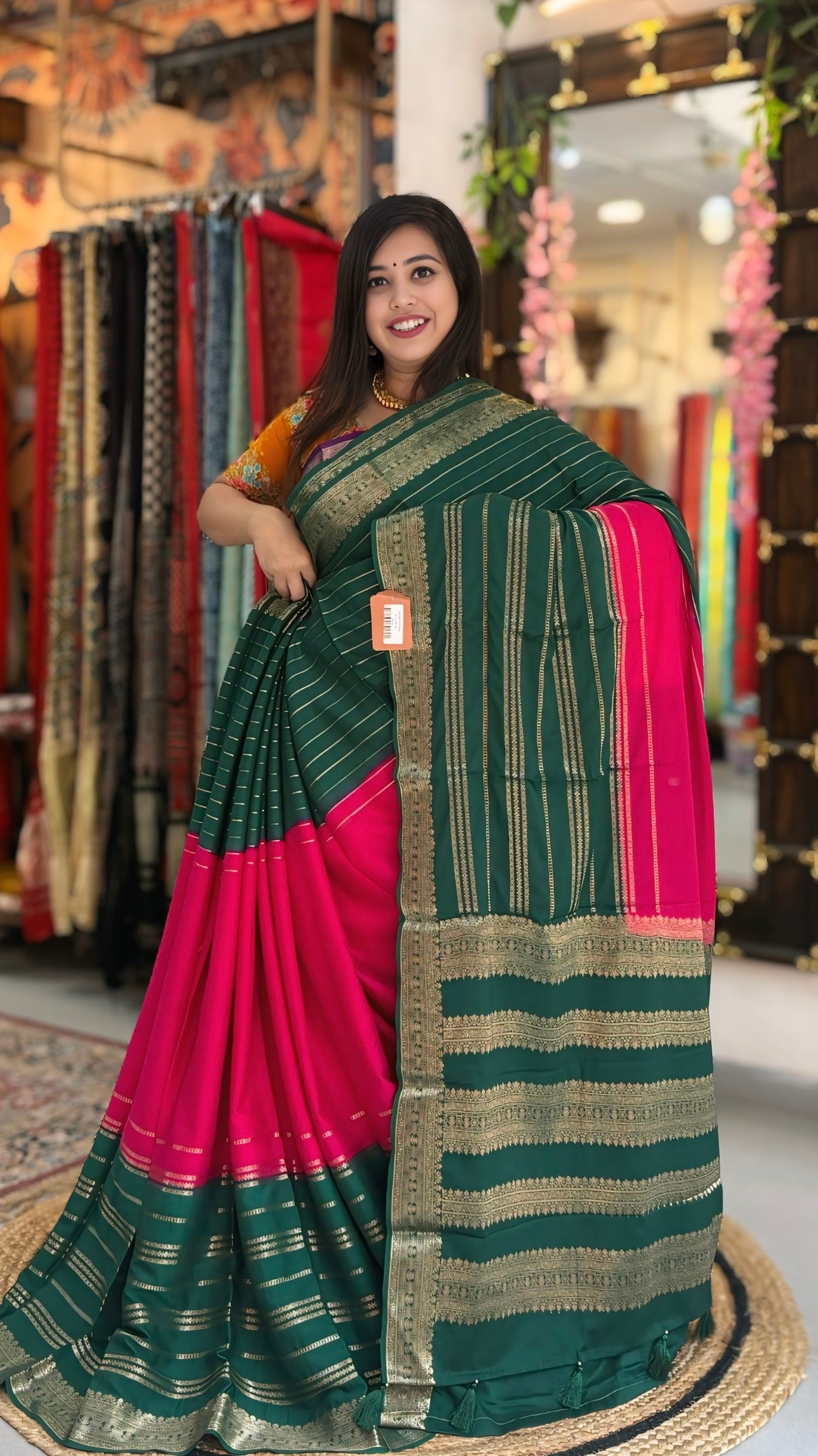 Aakriti
– Crepe Silk Saree