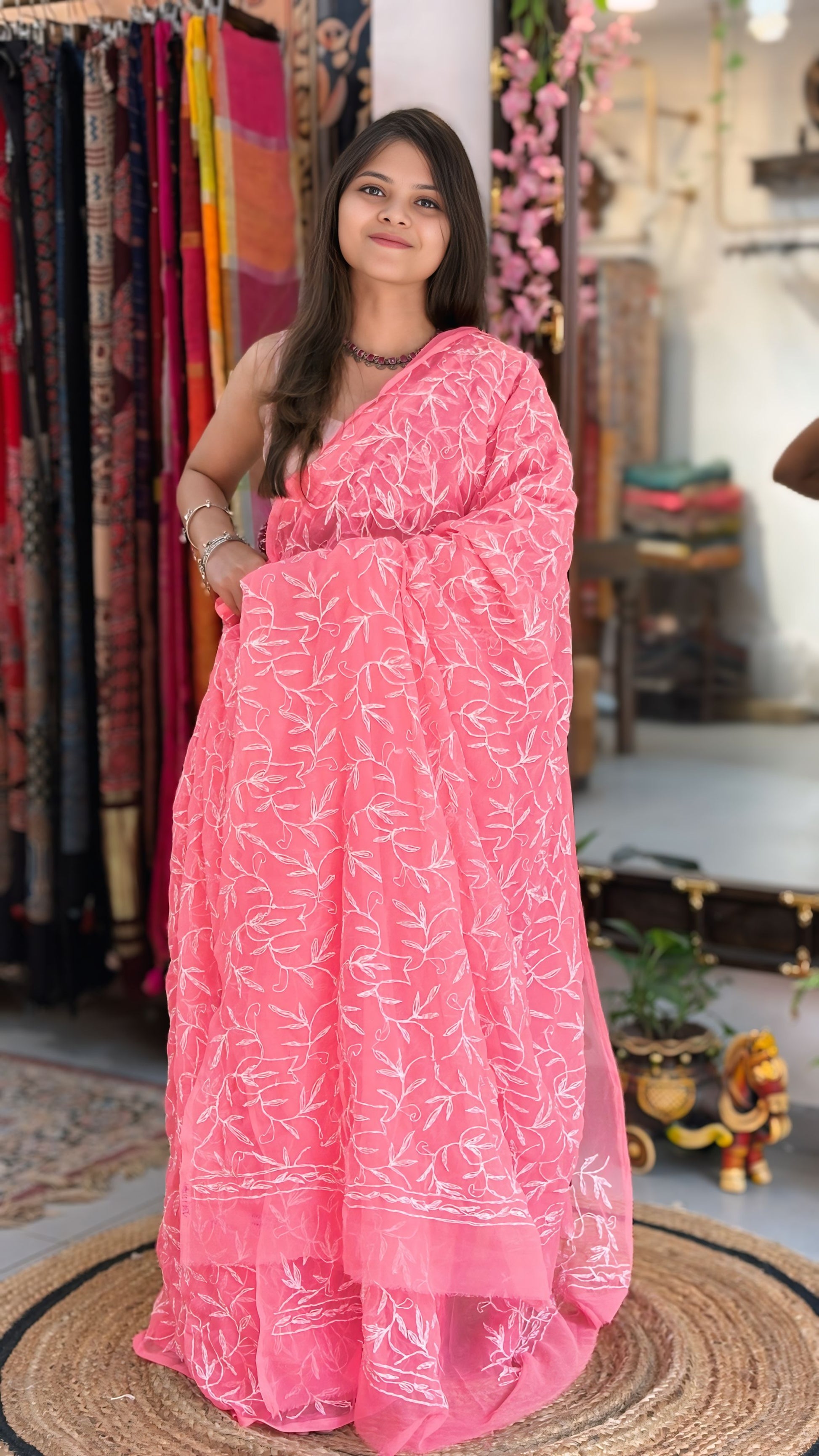 Aarzoo - Chikankari Saree