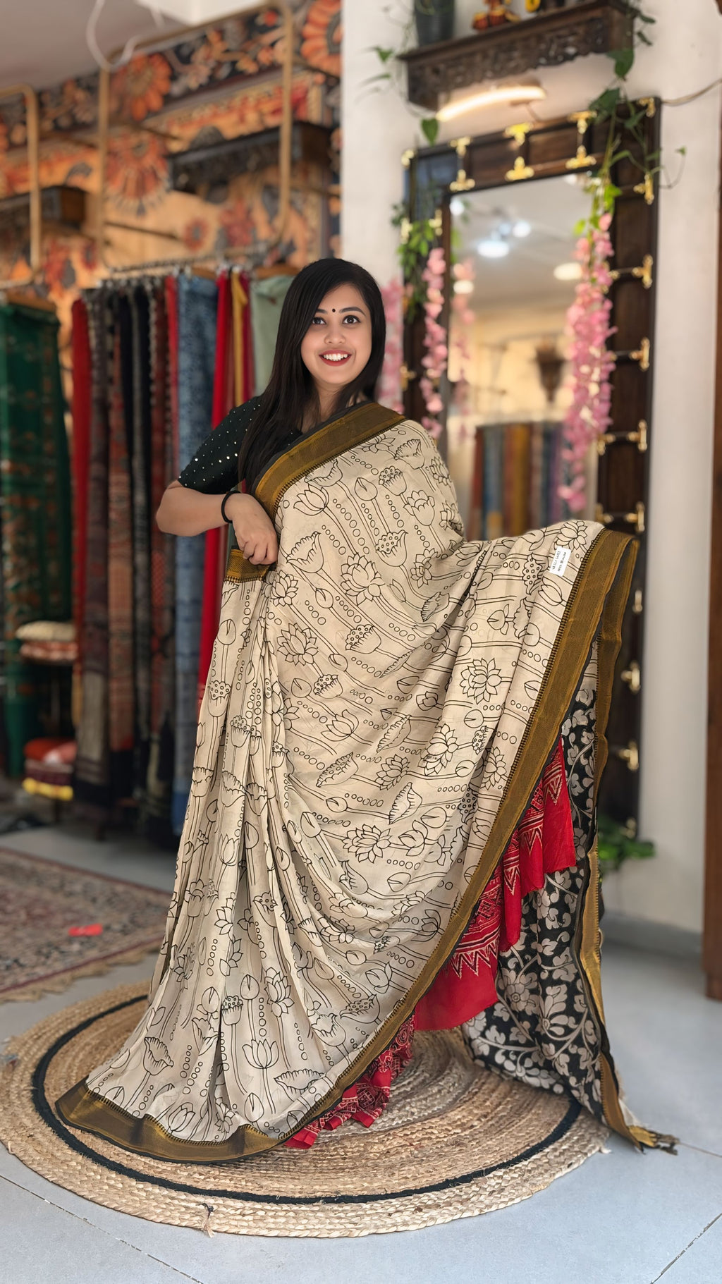 Hamsa - Nellore Silk Nizam Border