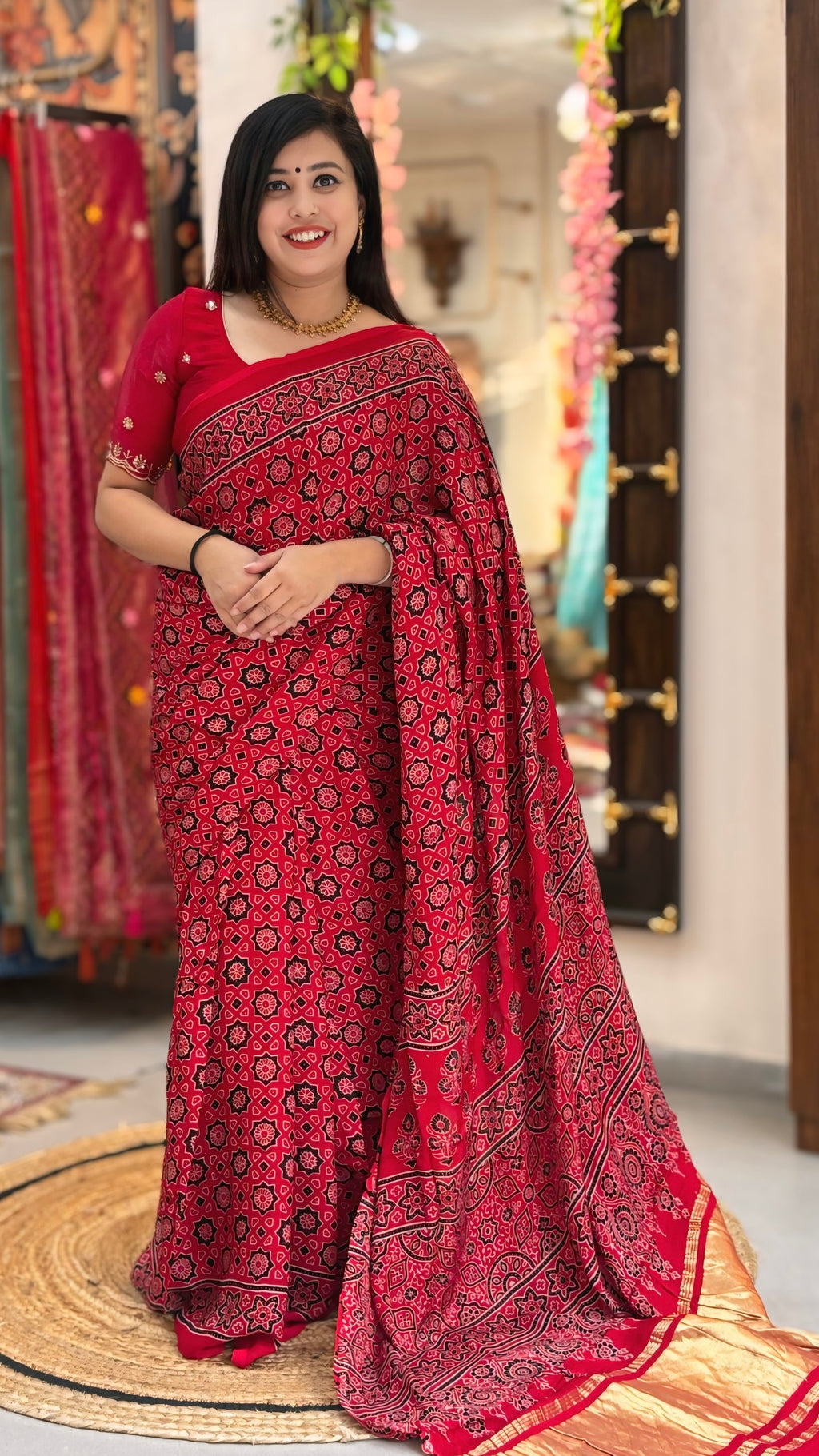 Devangi
 – Ajrakh Saree