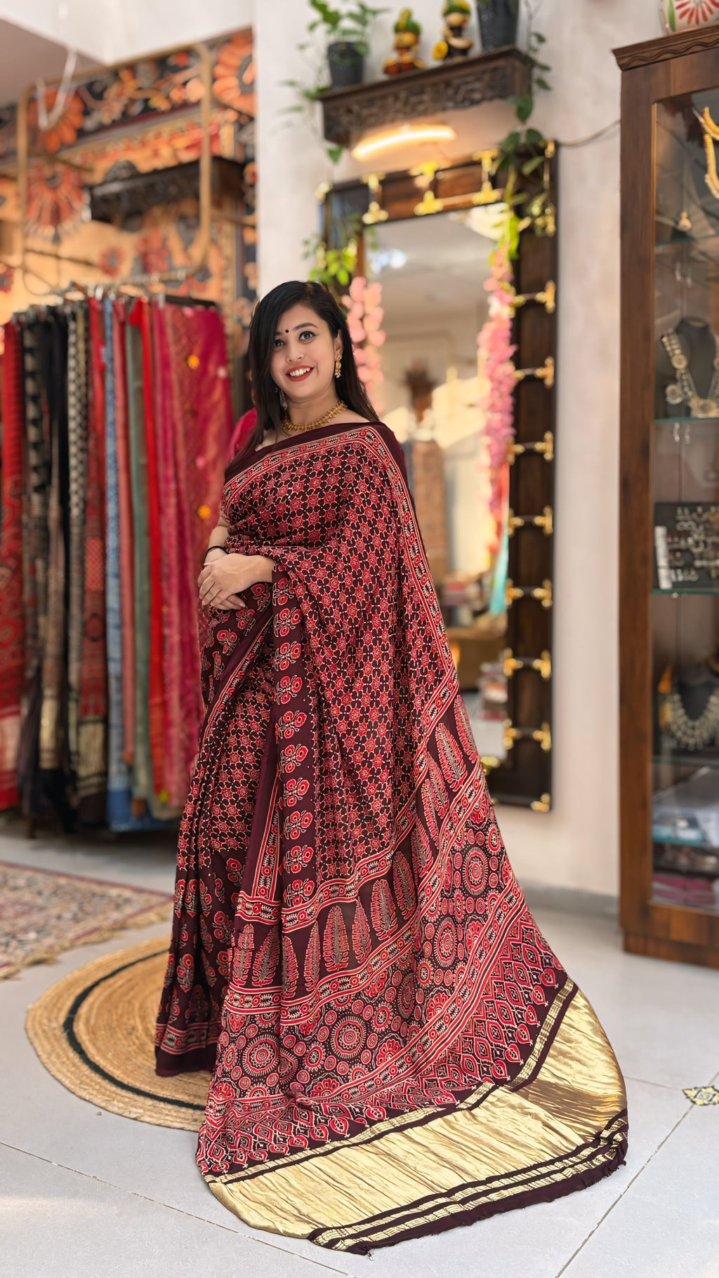 Ridhima
 – Ajrakh Saree