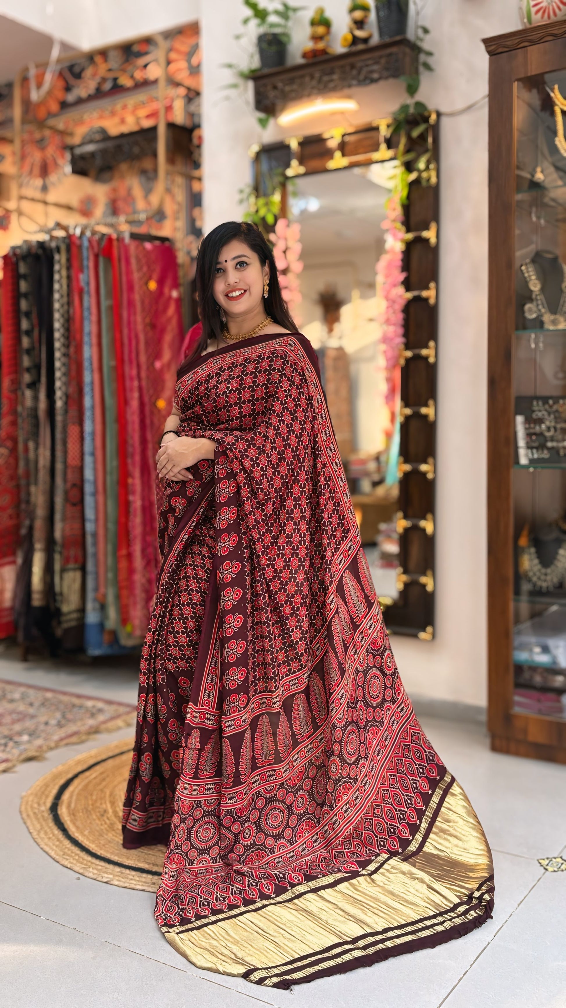 Ridhima
 – Ajrakh Saree