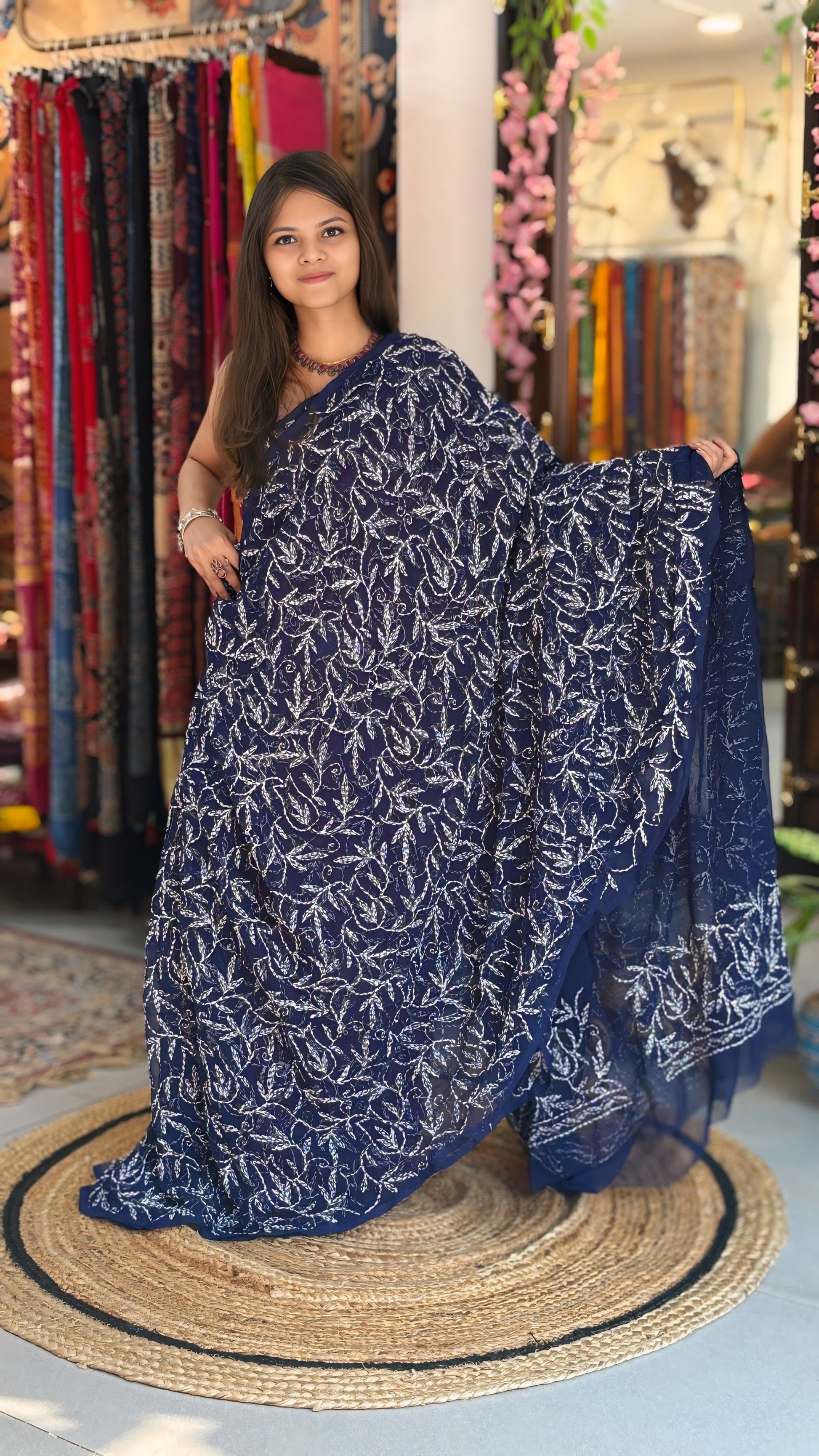 Ruhaani - Chikankari Saree