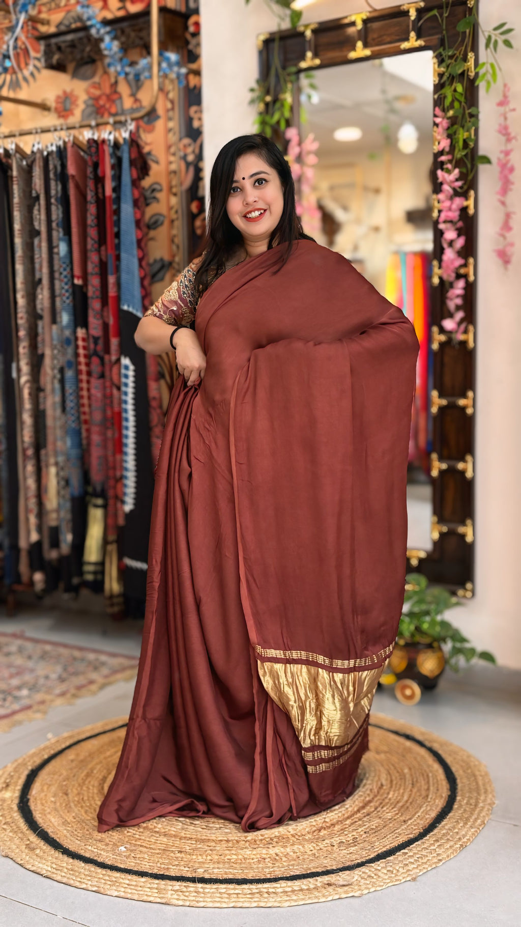 Dhara - Pure Ajrak Modal Silk