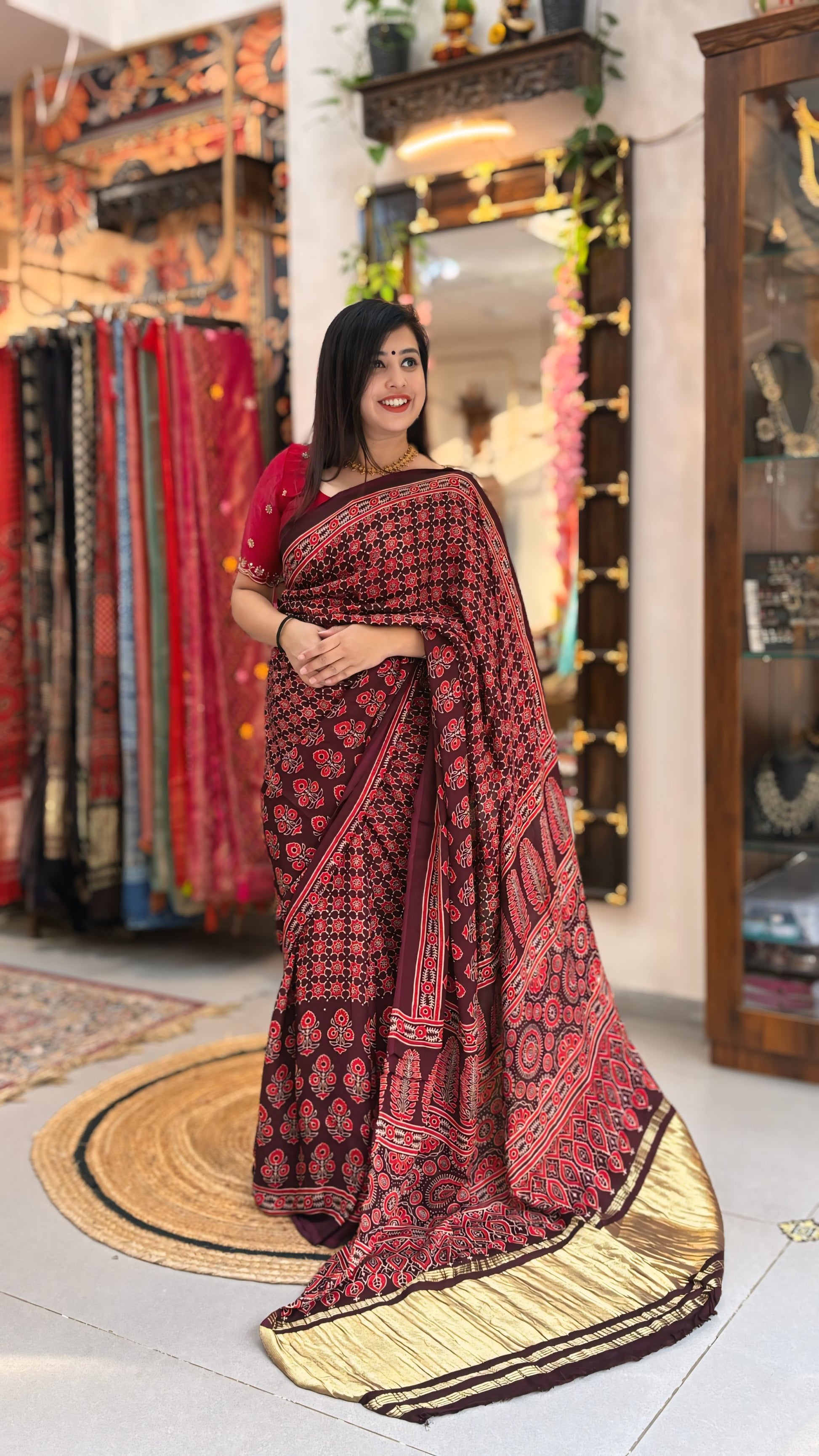 Ridhima
 – Ajrakh Saree