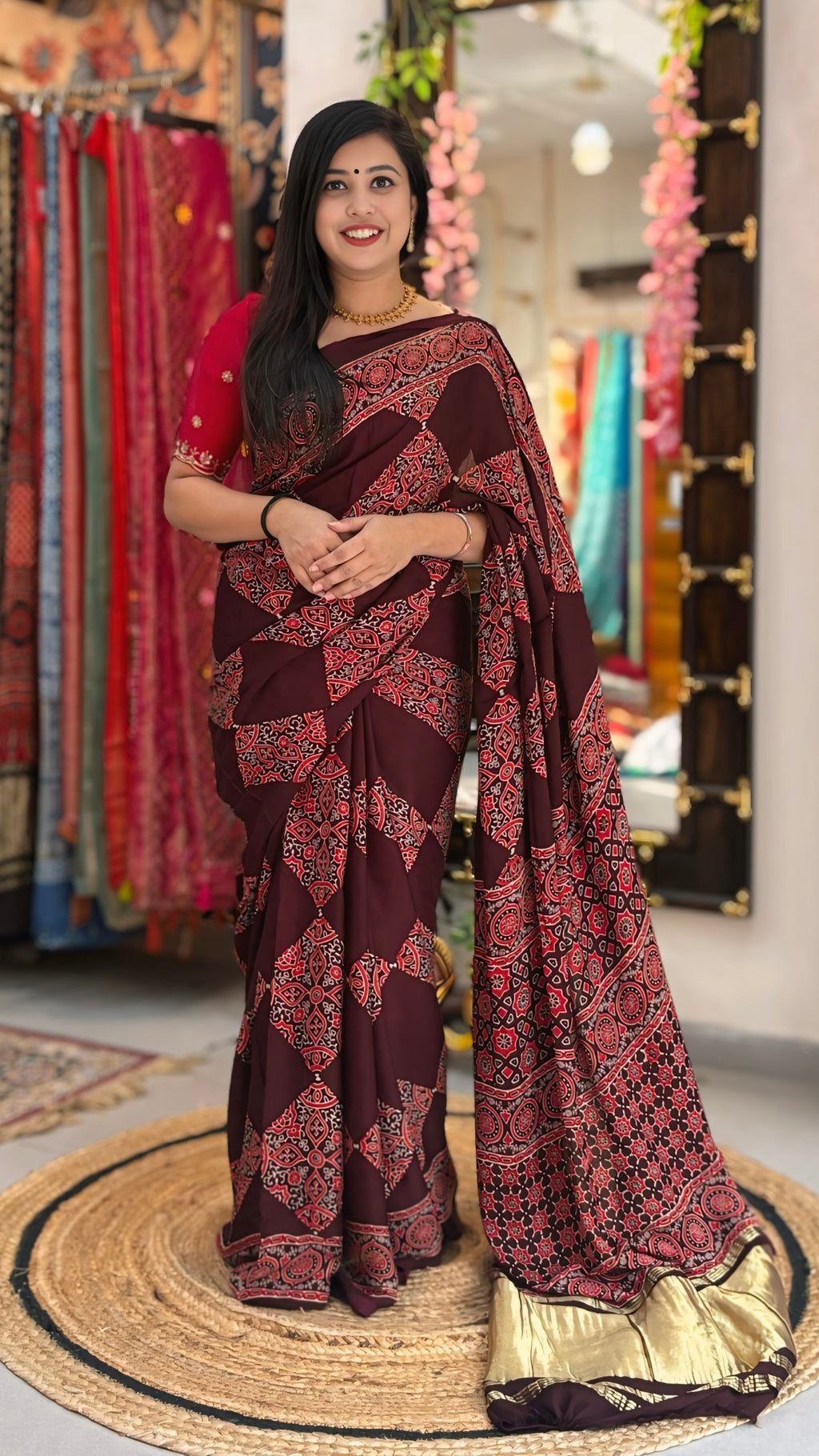 Charulata
 – Ajrakh Saree