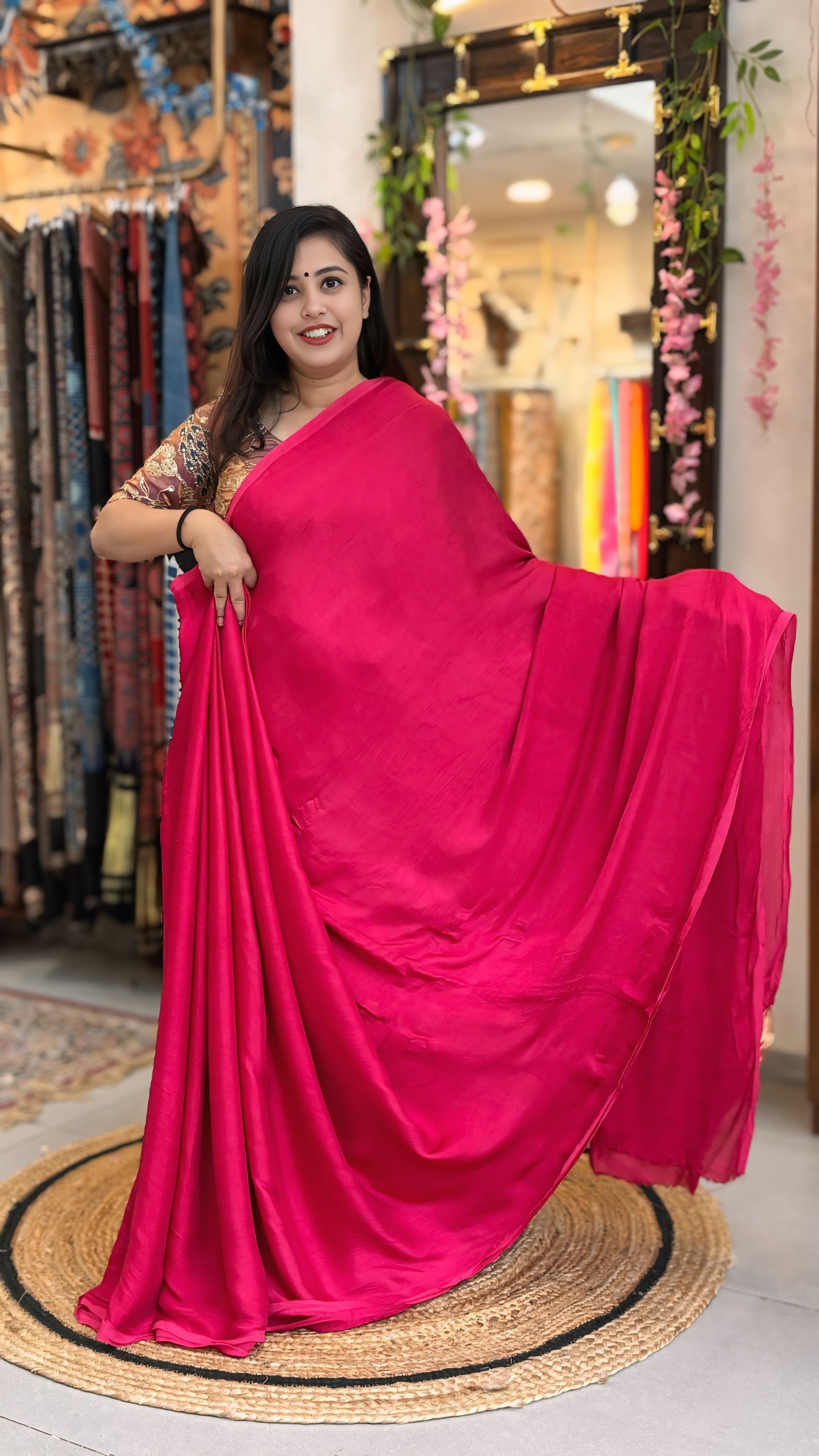 Ira - Pure Ajrak Modal Silk