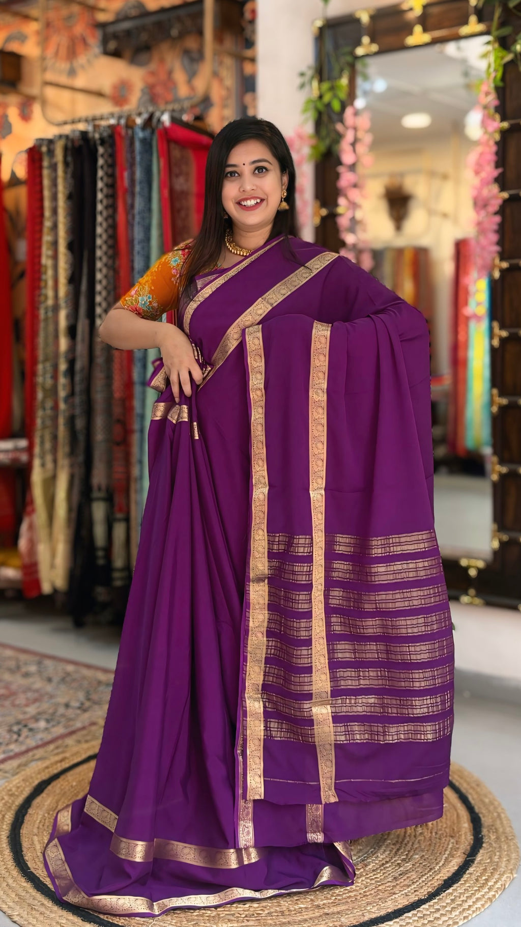 Shringar
– Crepe Silk Saree