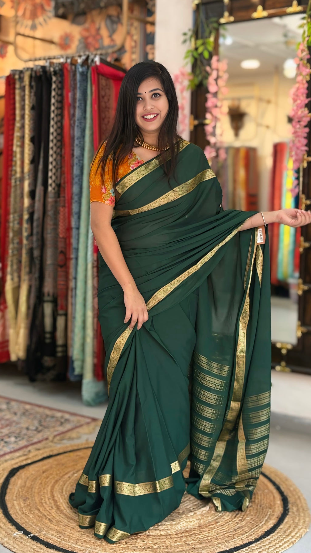 Srikanya
 – Crepe Silk Saree