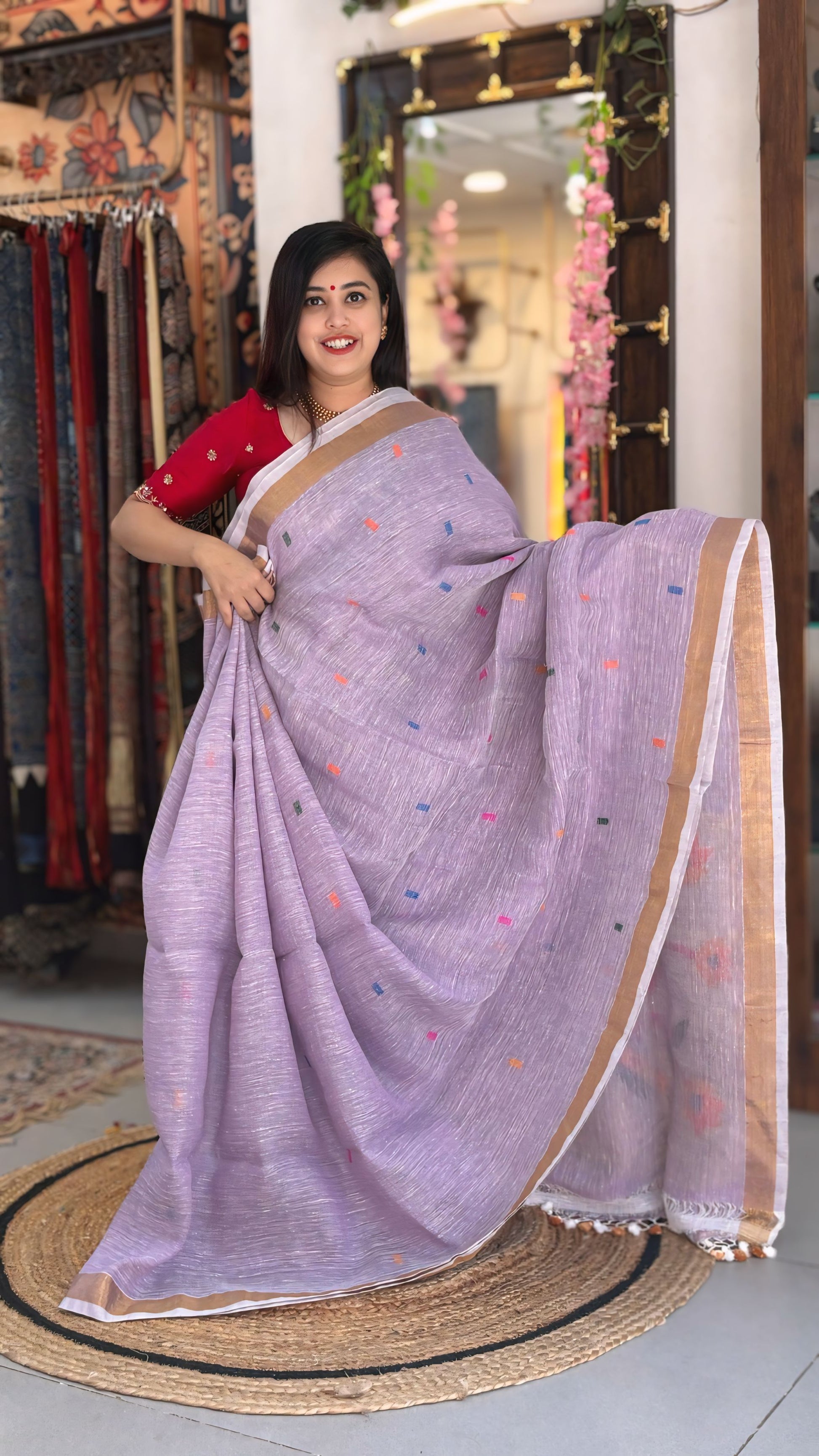 Sneha - Paithani Linen