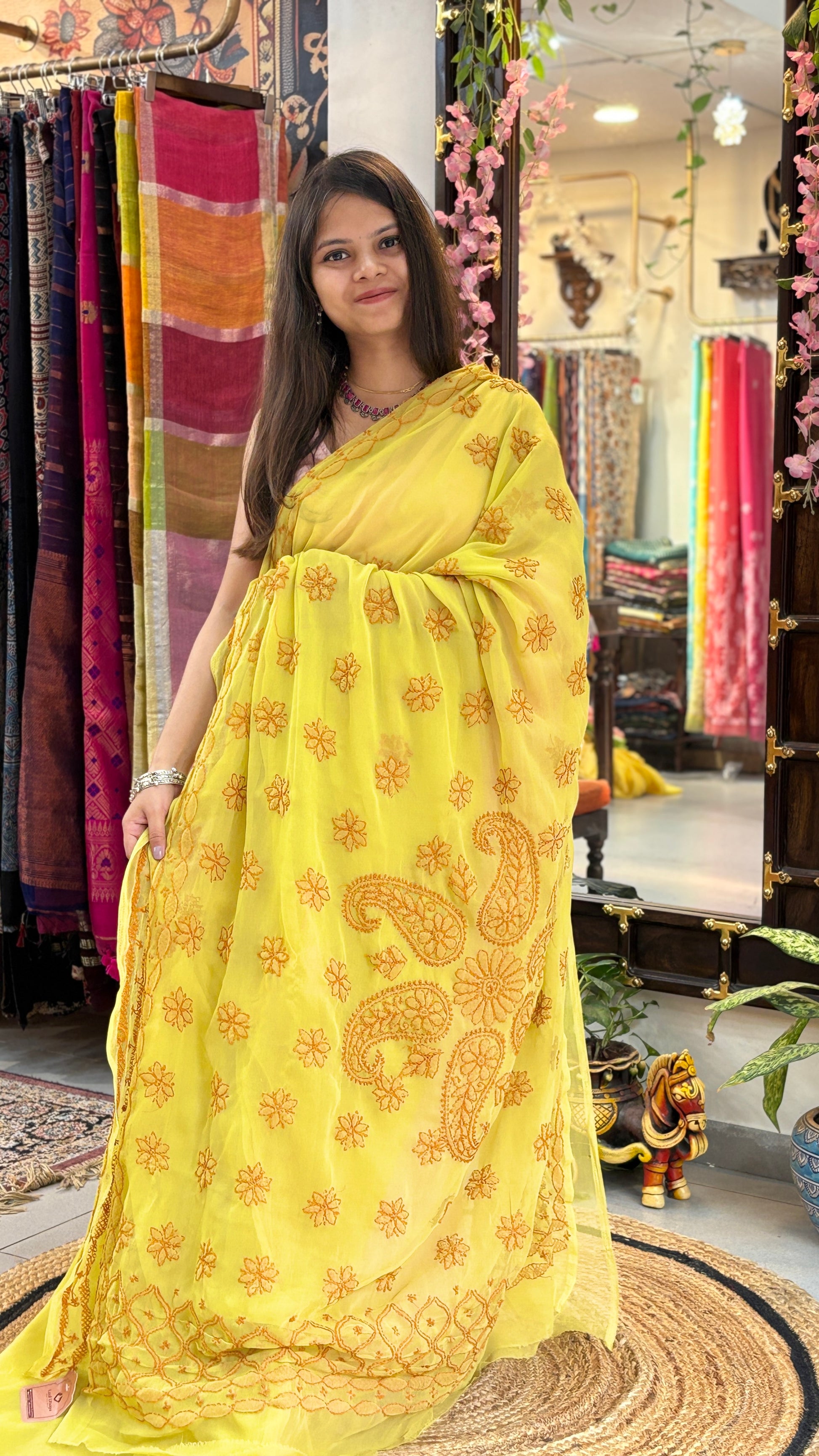 Sana - Chikankari Saree