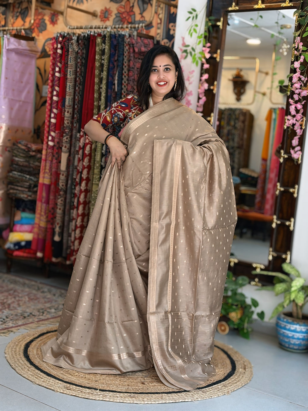 Indumati - Maheshwari Banarasi Saree