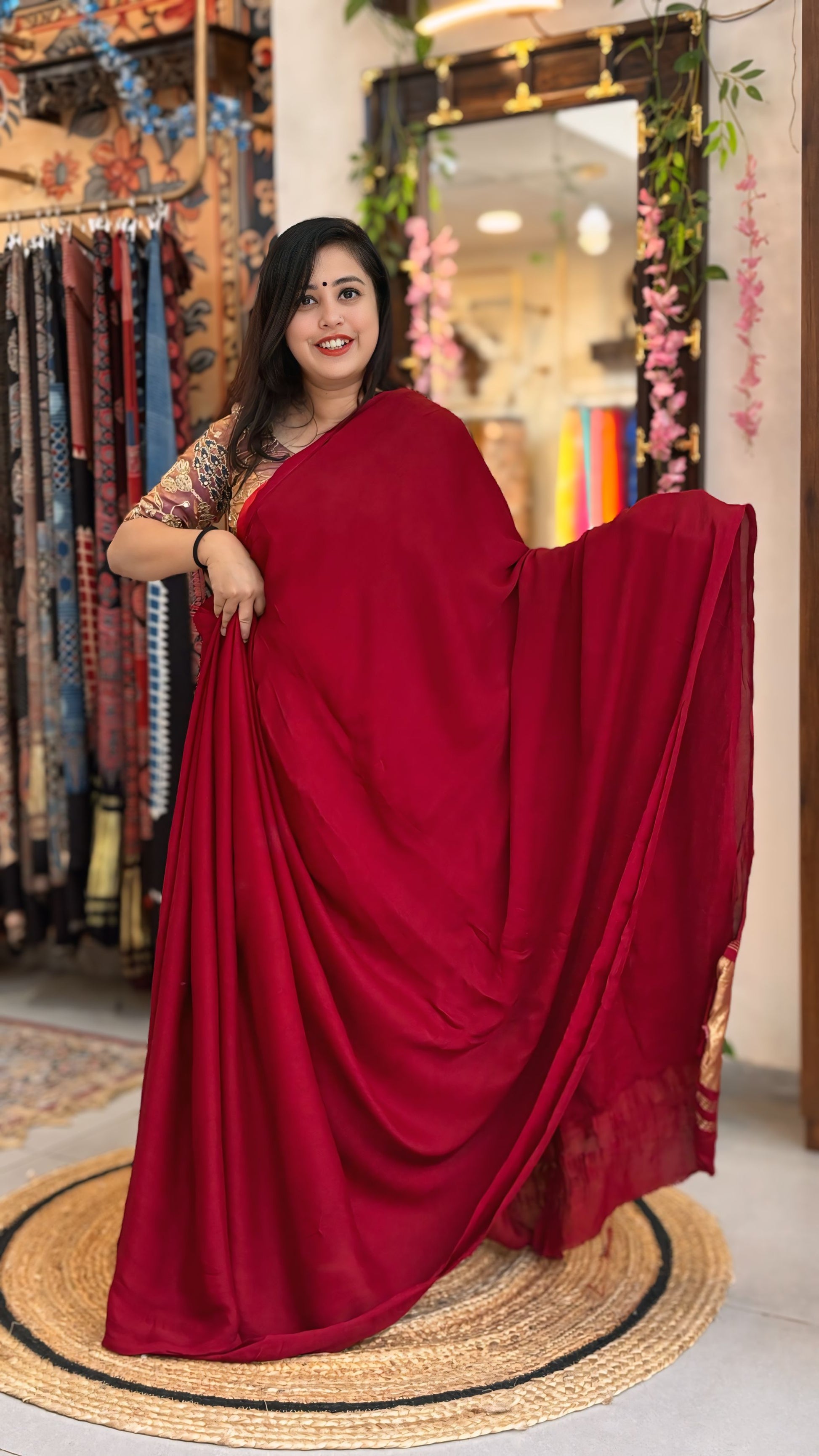 Kavya - Pure Ajrak Modal Silk