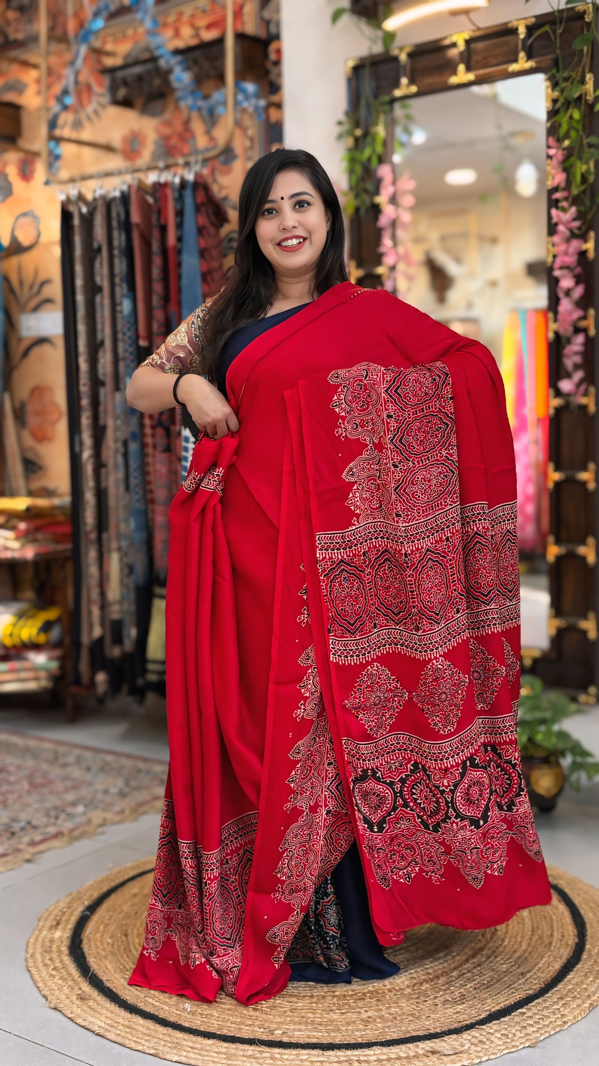 Noor - Pure Ajrak Modal Silk