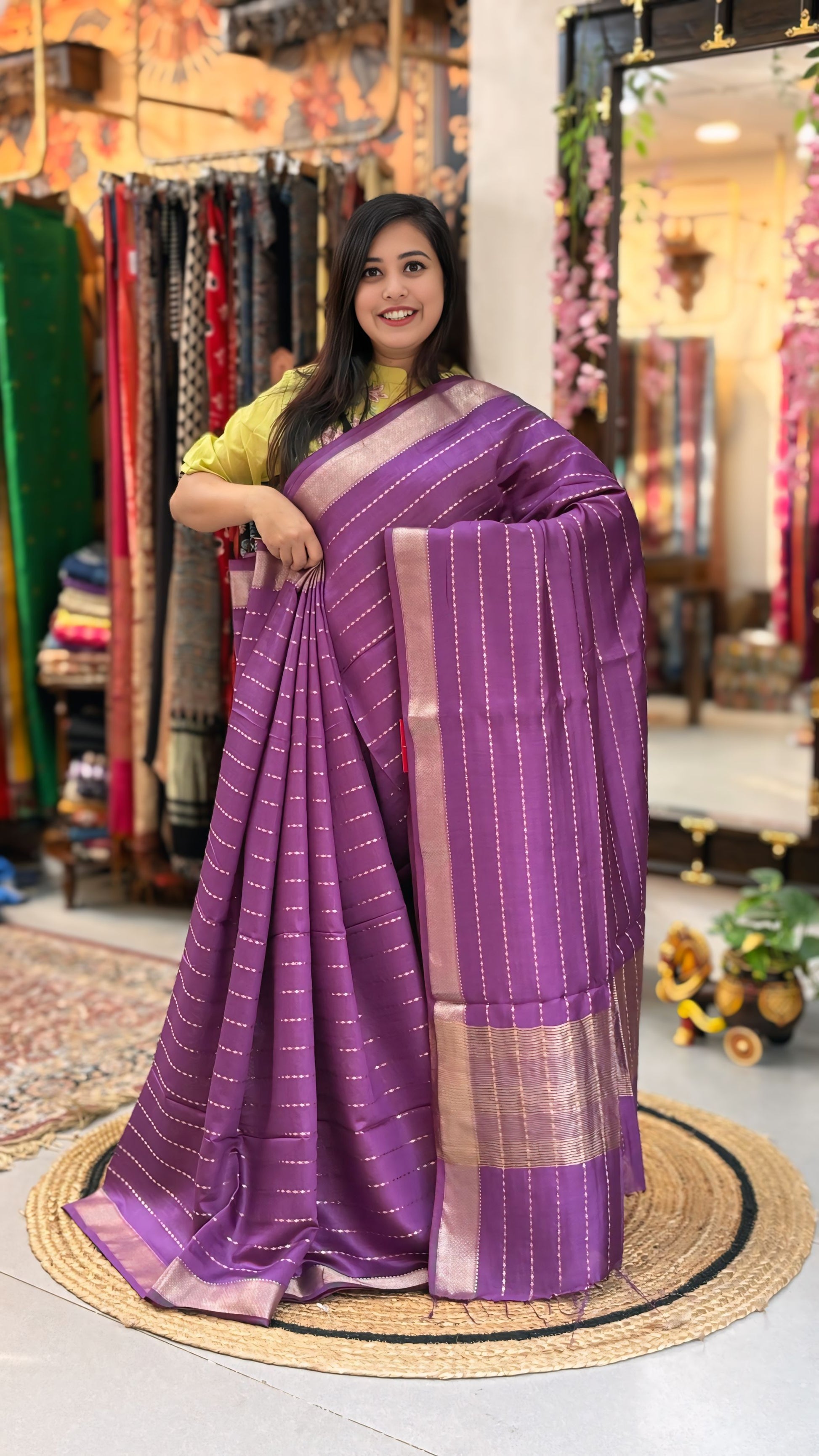 Nandini - Maheshwari Banarasi Saree