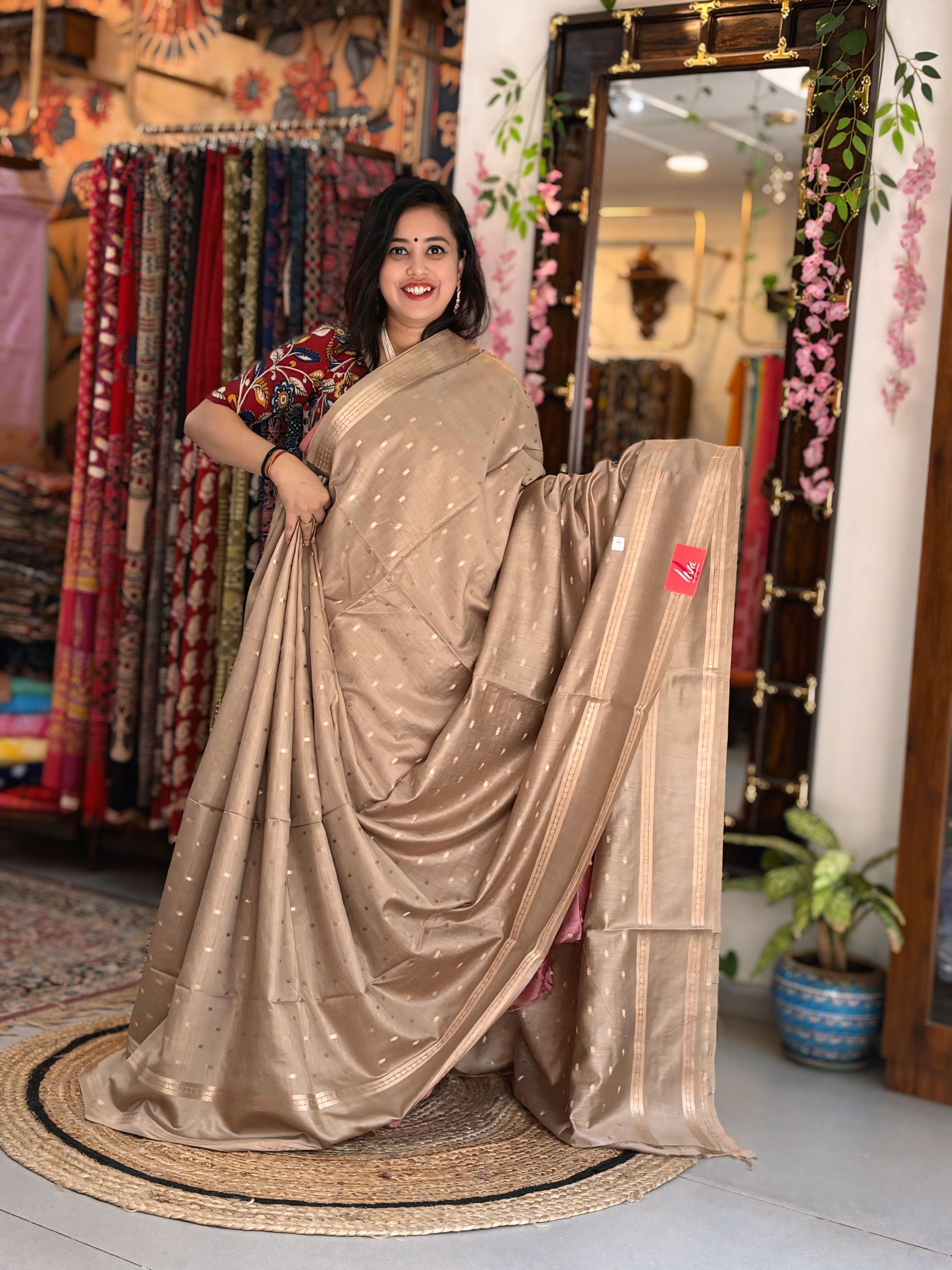 Indumati - Maheshwari Banarasi Saree