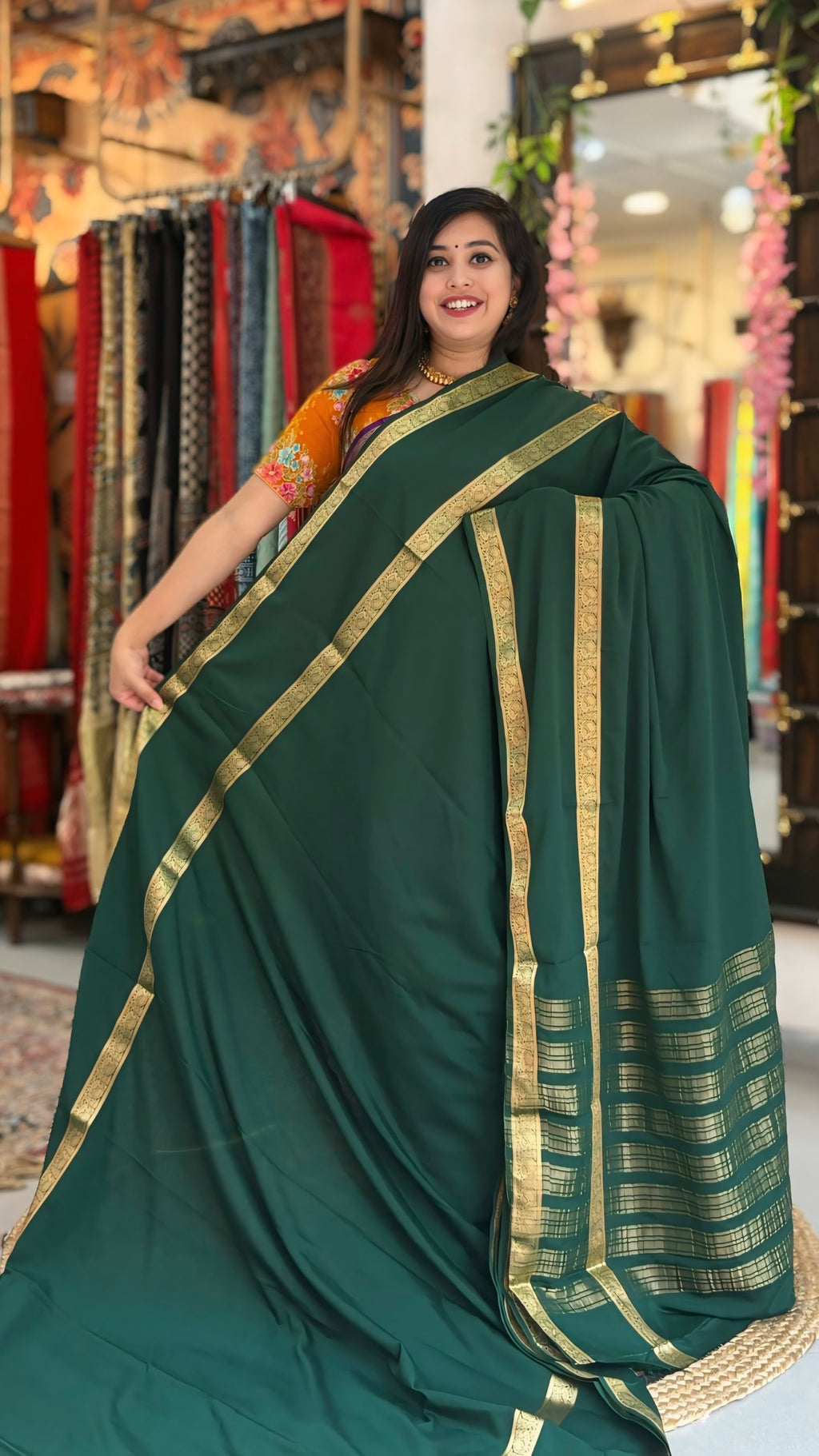 Nandini
– Crepe Silk Saree