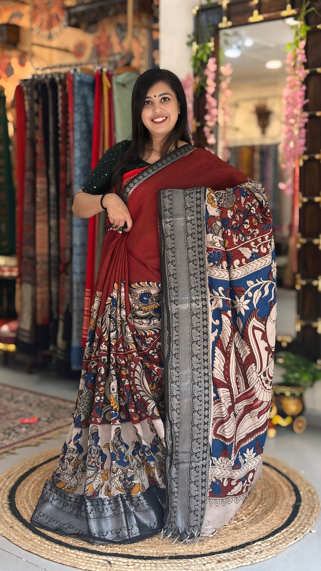 Saras - Nellore Silk heavy Nizam Border