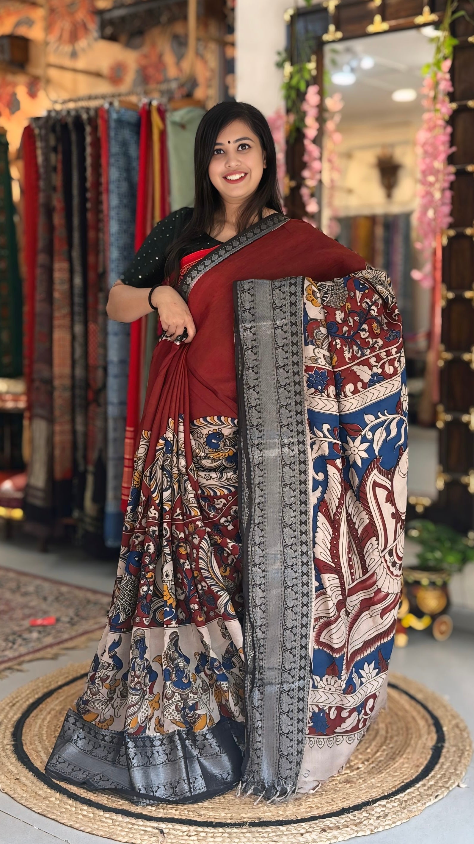 Saras - Nellore Silk heavy Nizam Border