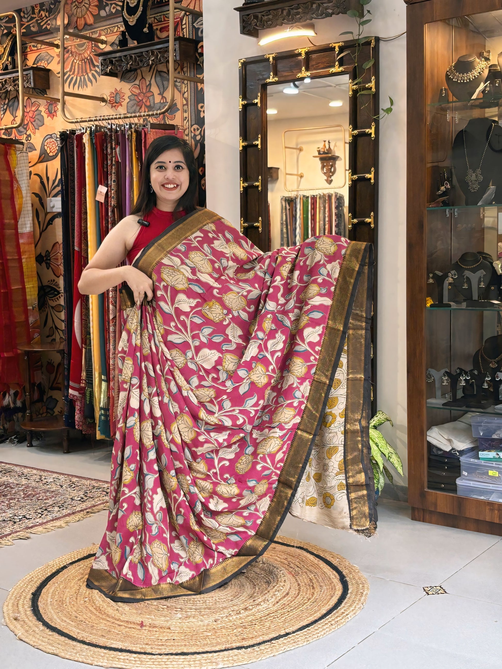 Leela - Kalamkari Nizam Border