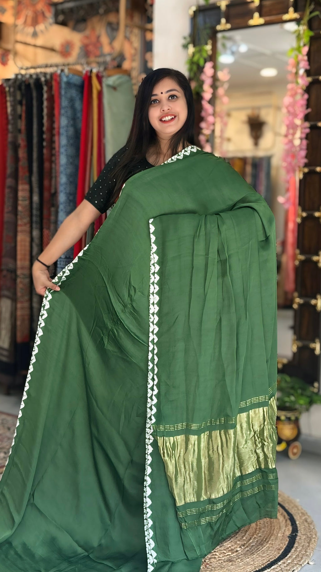 Green Aura Drape