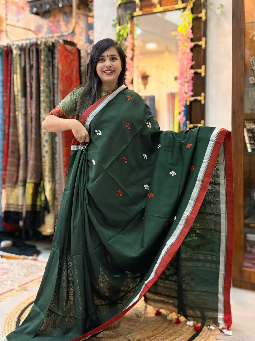 Rajnandini
 - Bhujori Khadi Cotton Saree