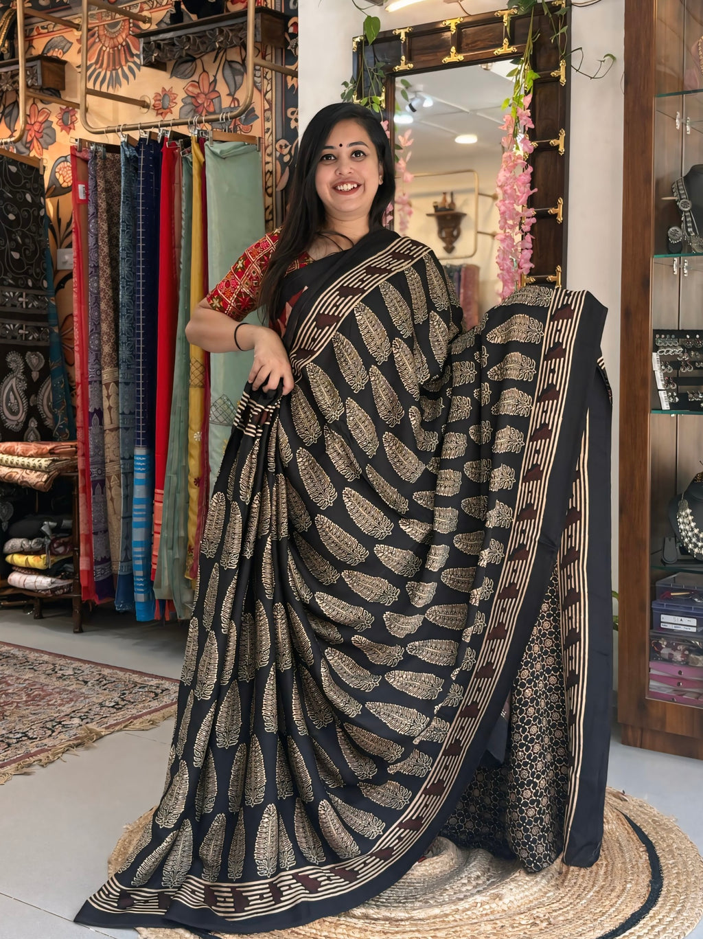 Shahi - Pure Ajrak Modal Silk