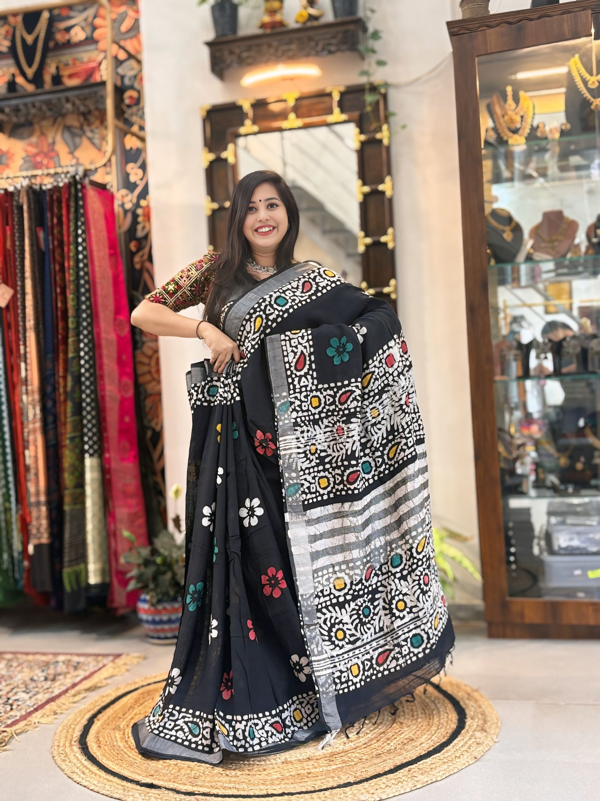 Midnight Noor - Cotton Linen