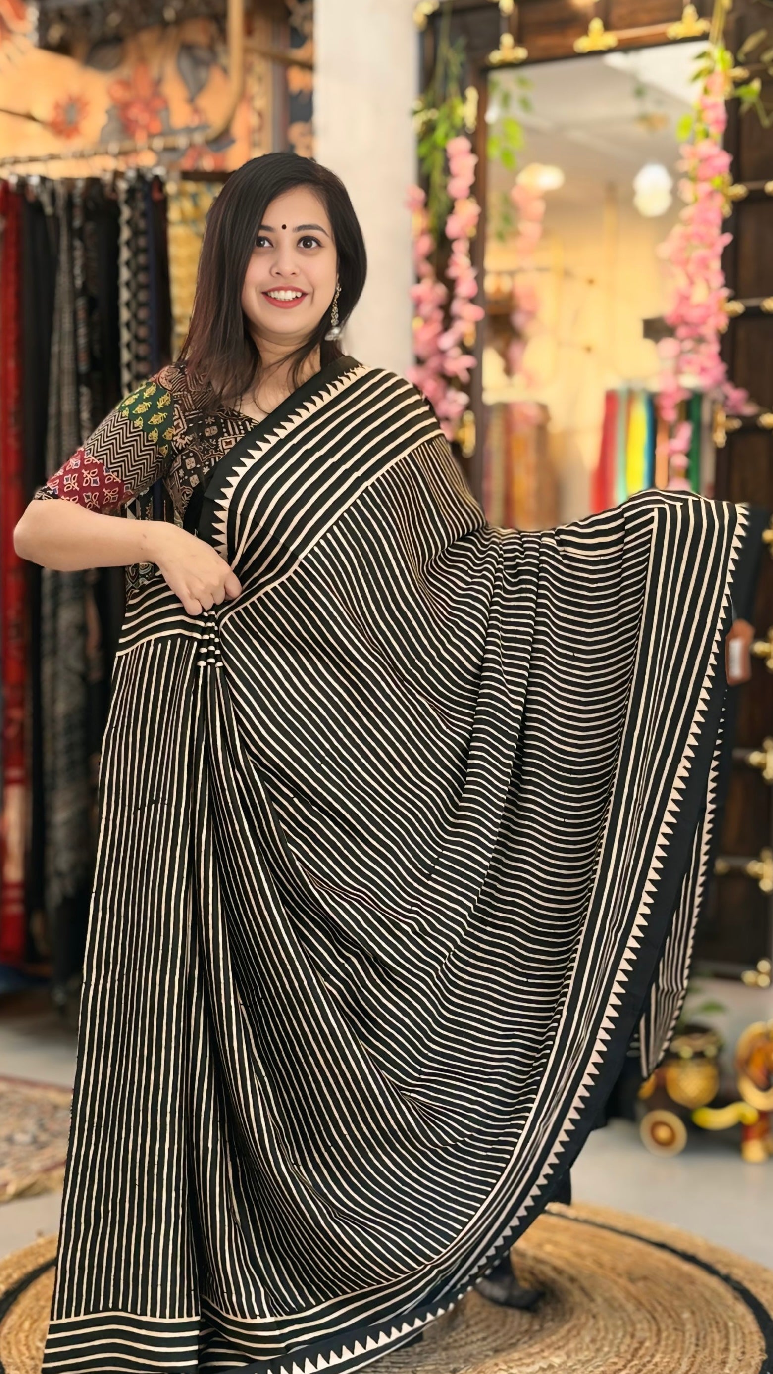 Shanaya - Pure Ajrak Modal Silk