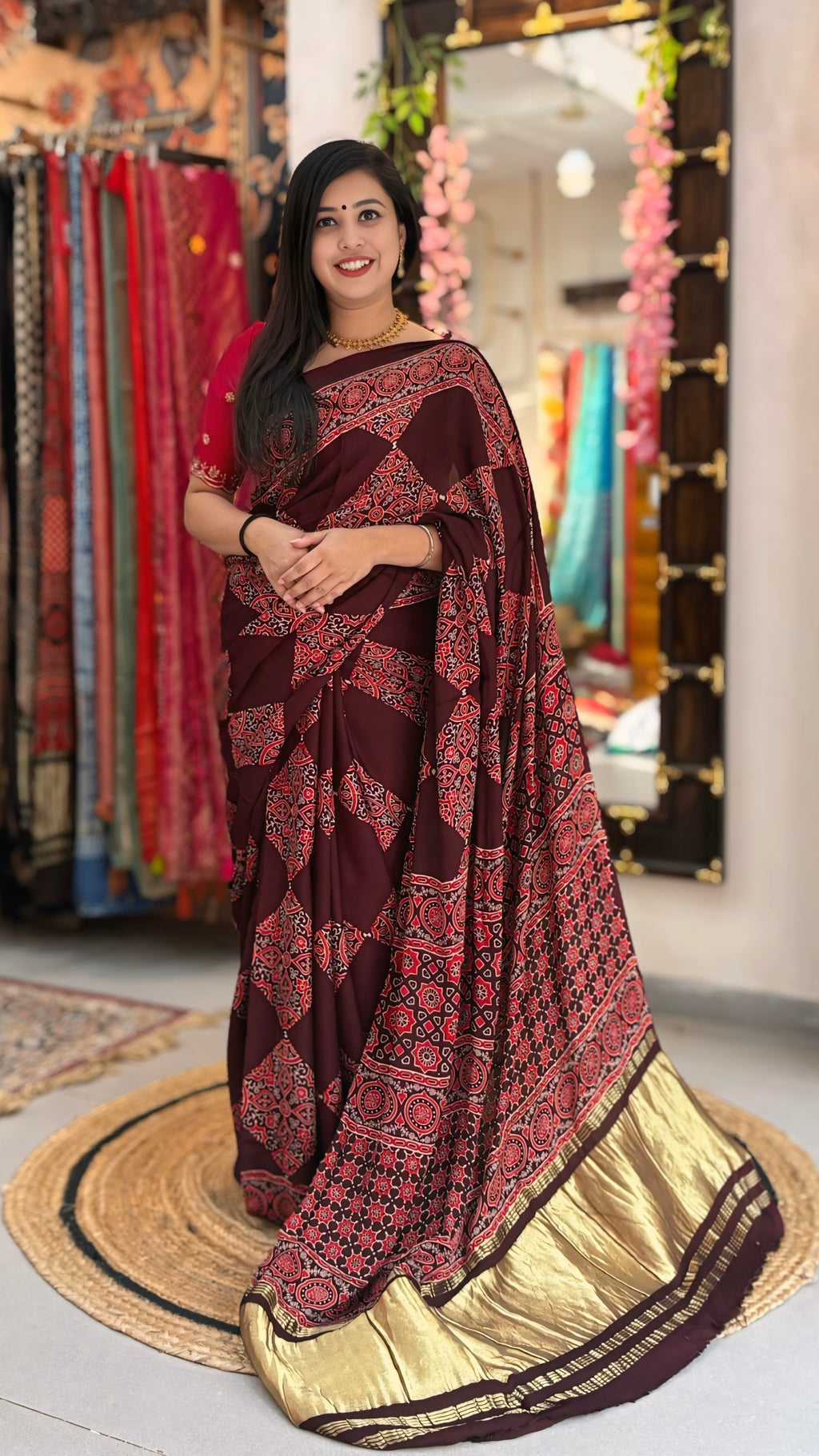 Charulata
 – Ajrakh Saree