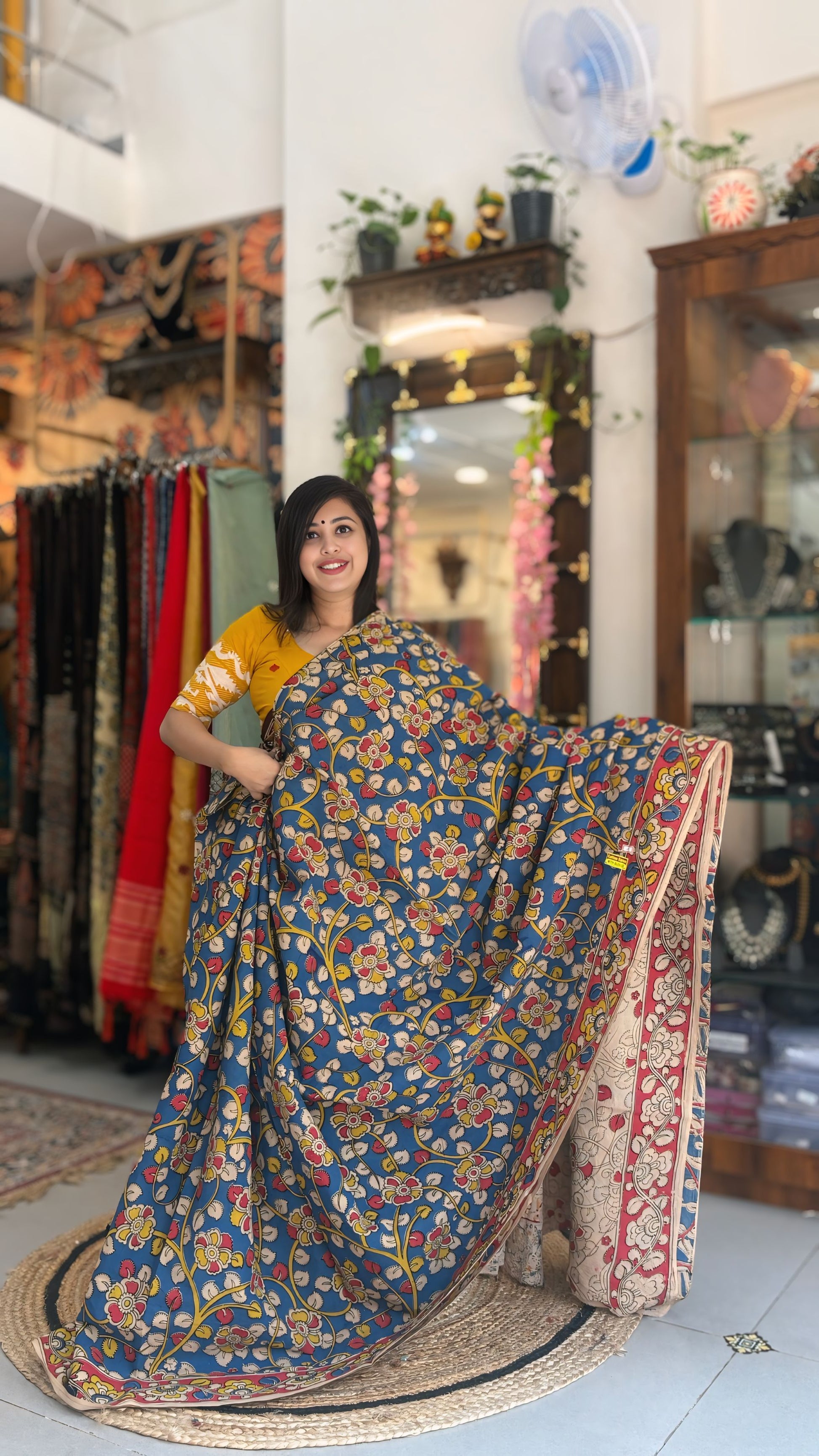 Gopika - Cotton Kalamkari