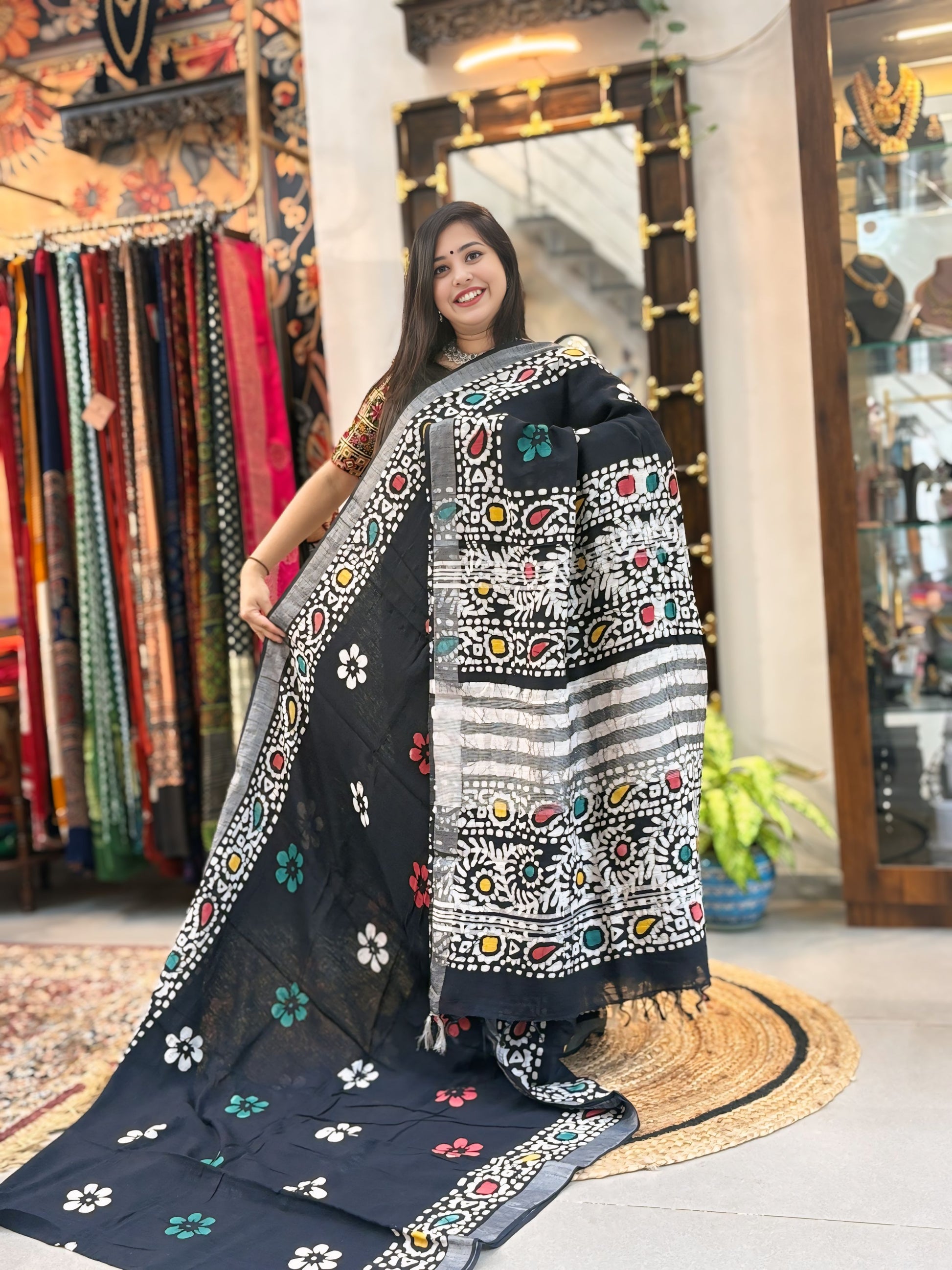 Midnight Noor - Cotton Linen