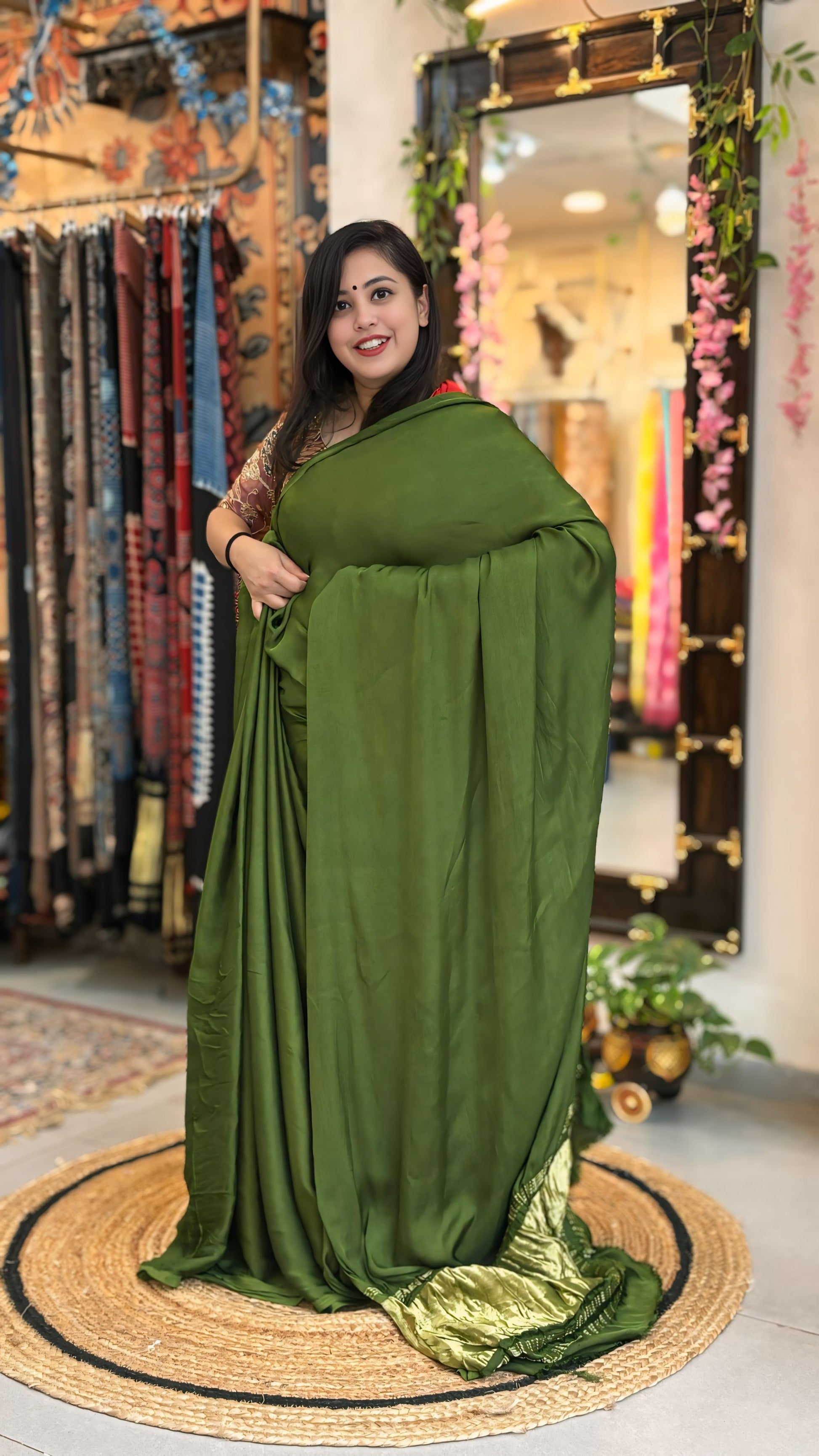 Aarohi - Pure Ajrak Modal Silk