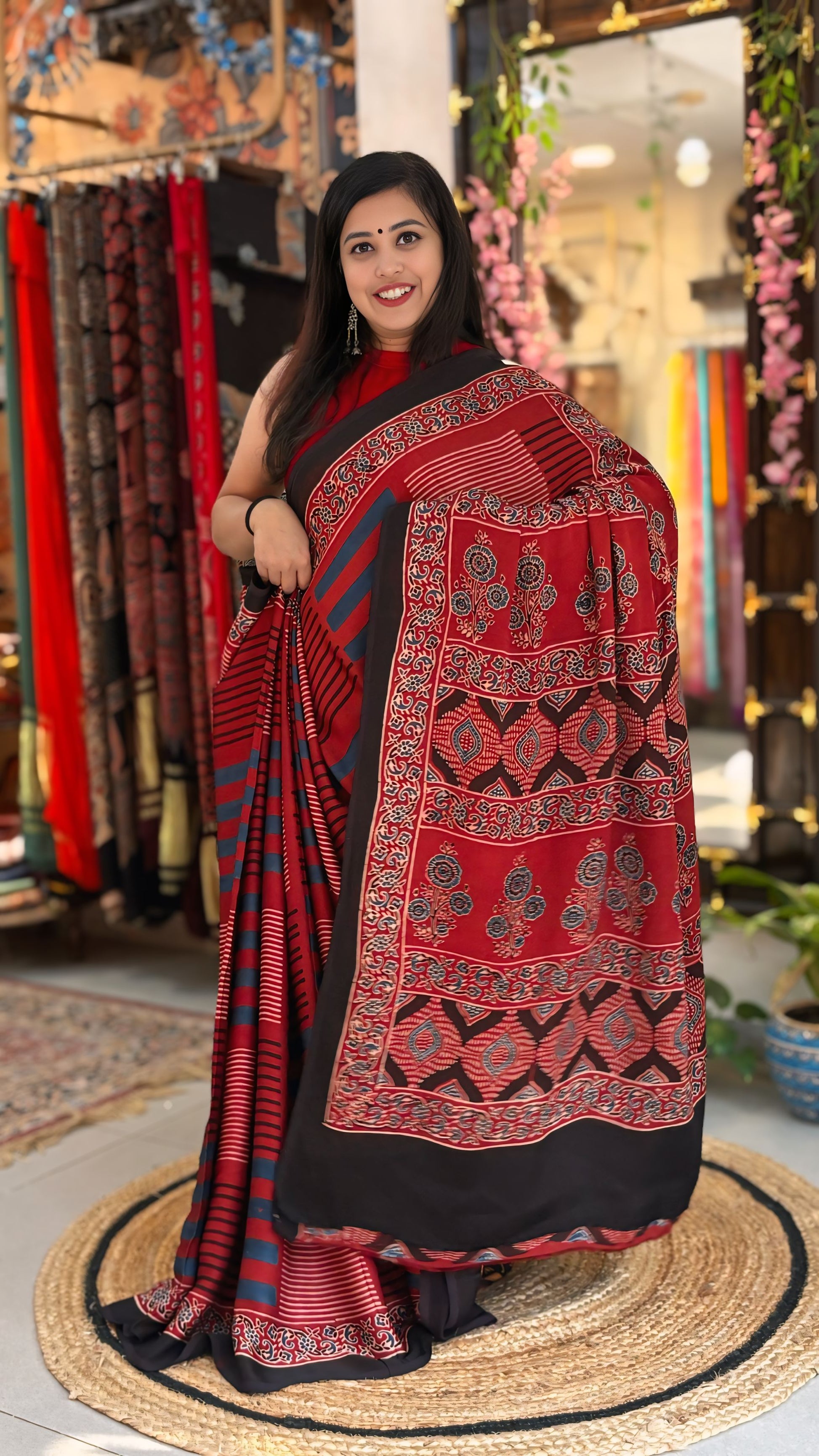 Zariya - Pure Ajrak Modal Silk