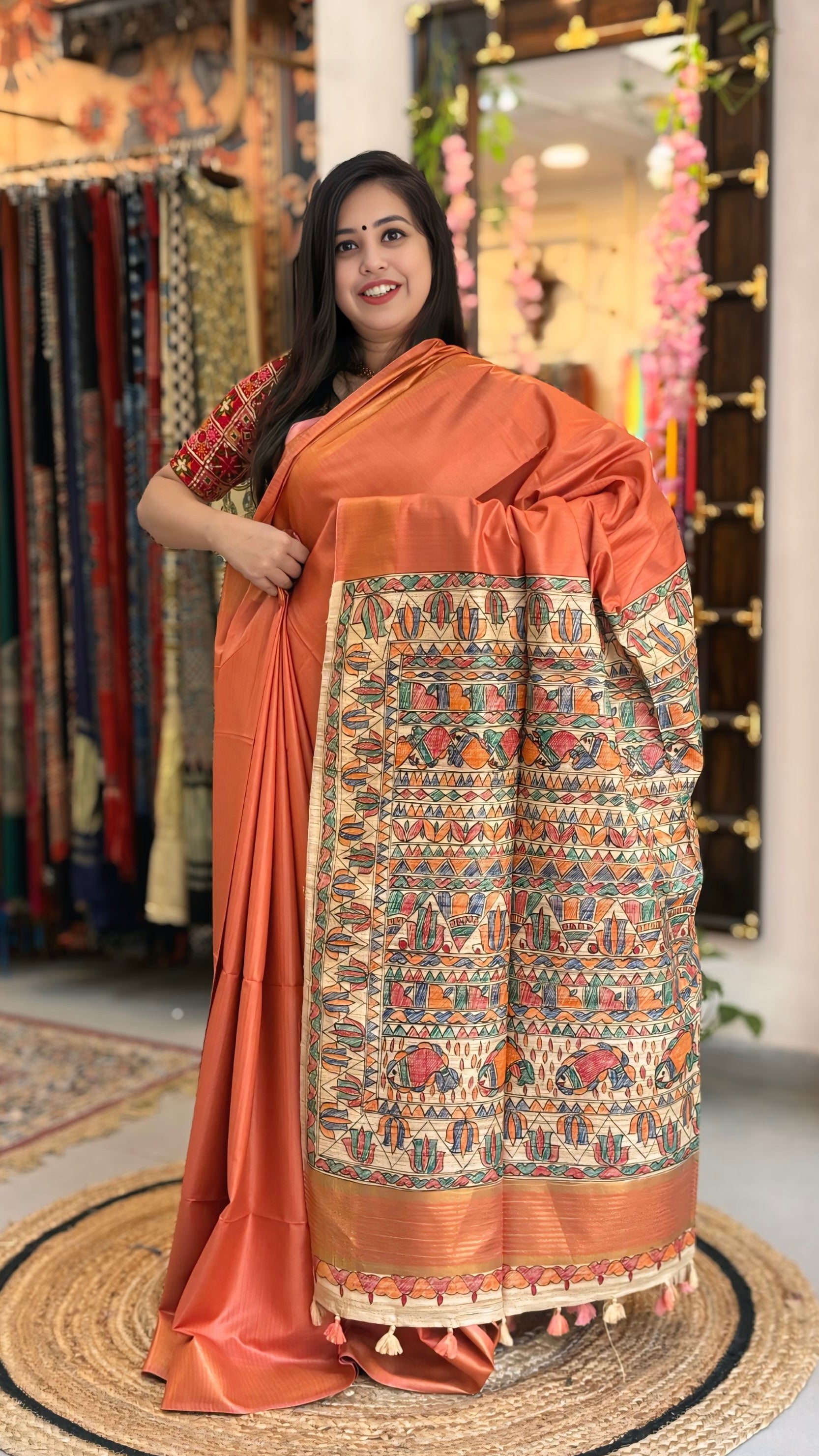 Chitrika - Madhubani Silk Saree