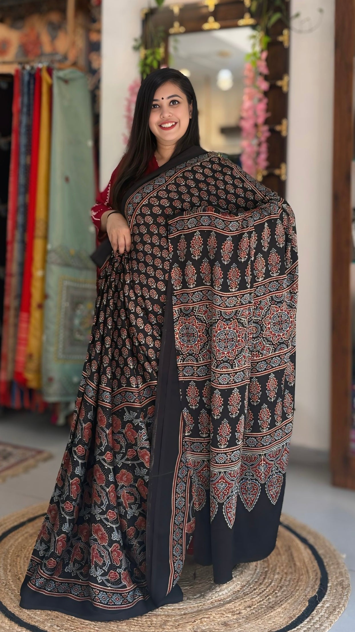 Shobha - Pure Ajrak Modal Silk