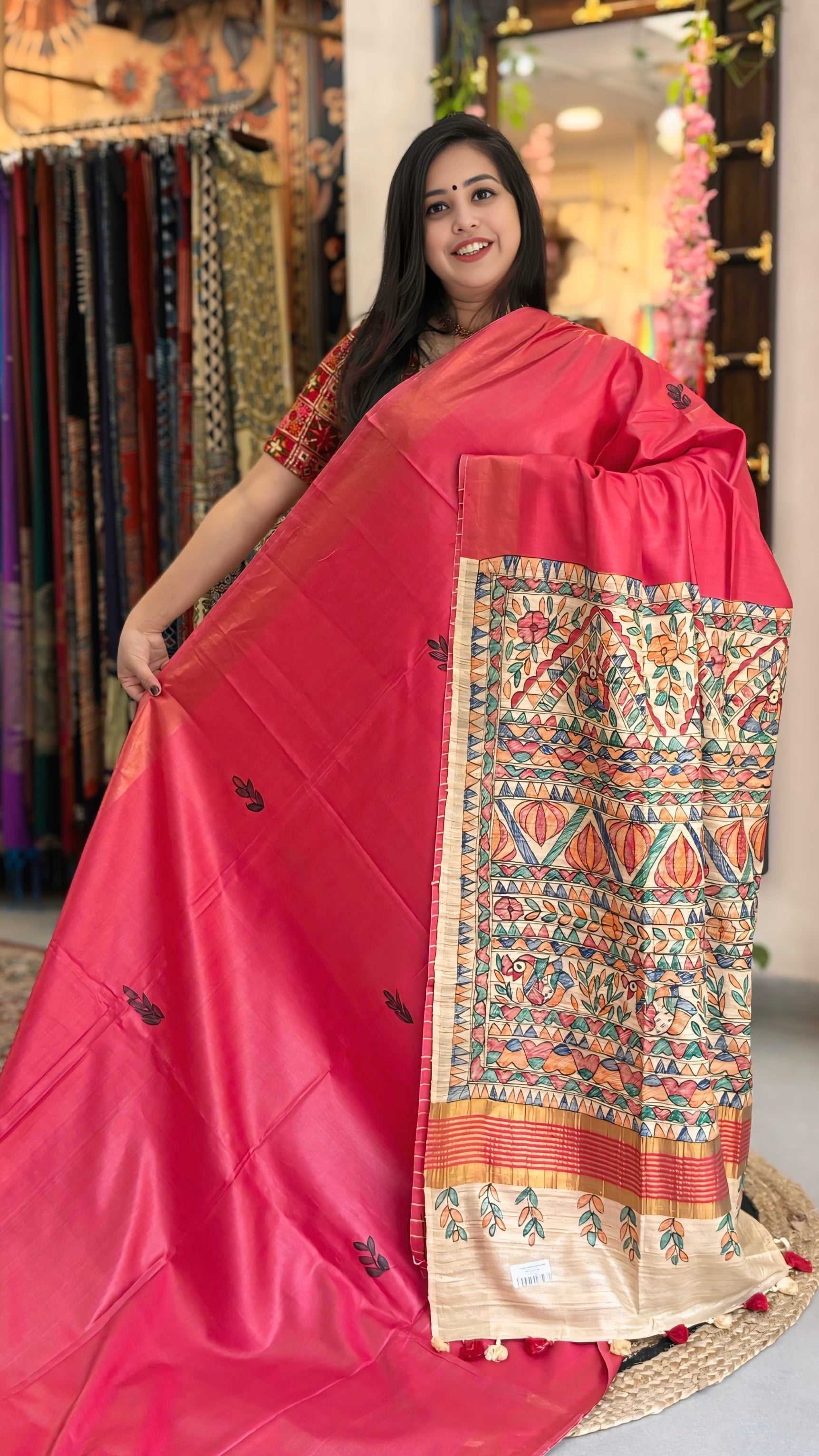 Rekha - Madhubani Silk Saree